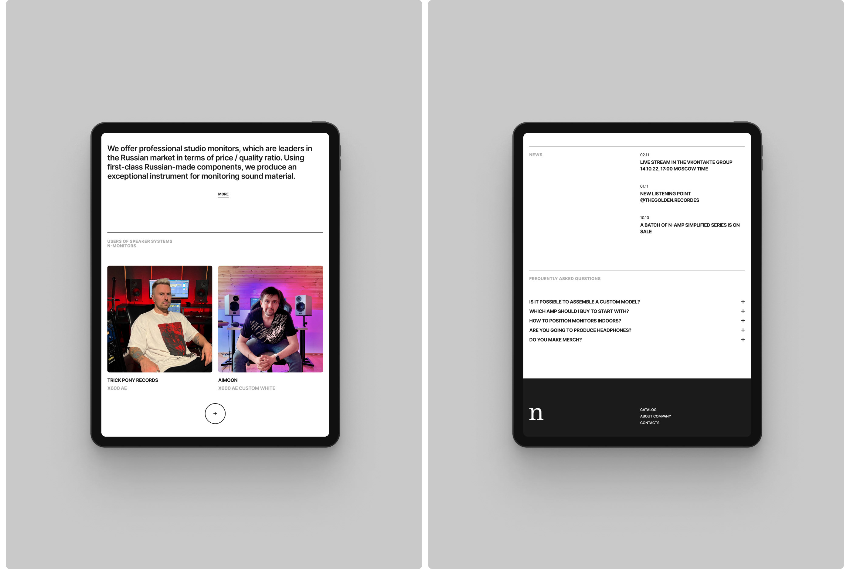 N-Acoustic — Изображение №3 — Интерфейсы, Иллюстрация на Dprofile