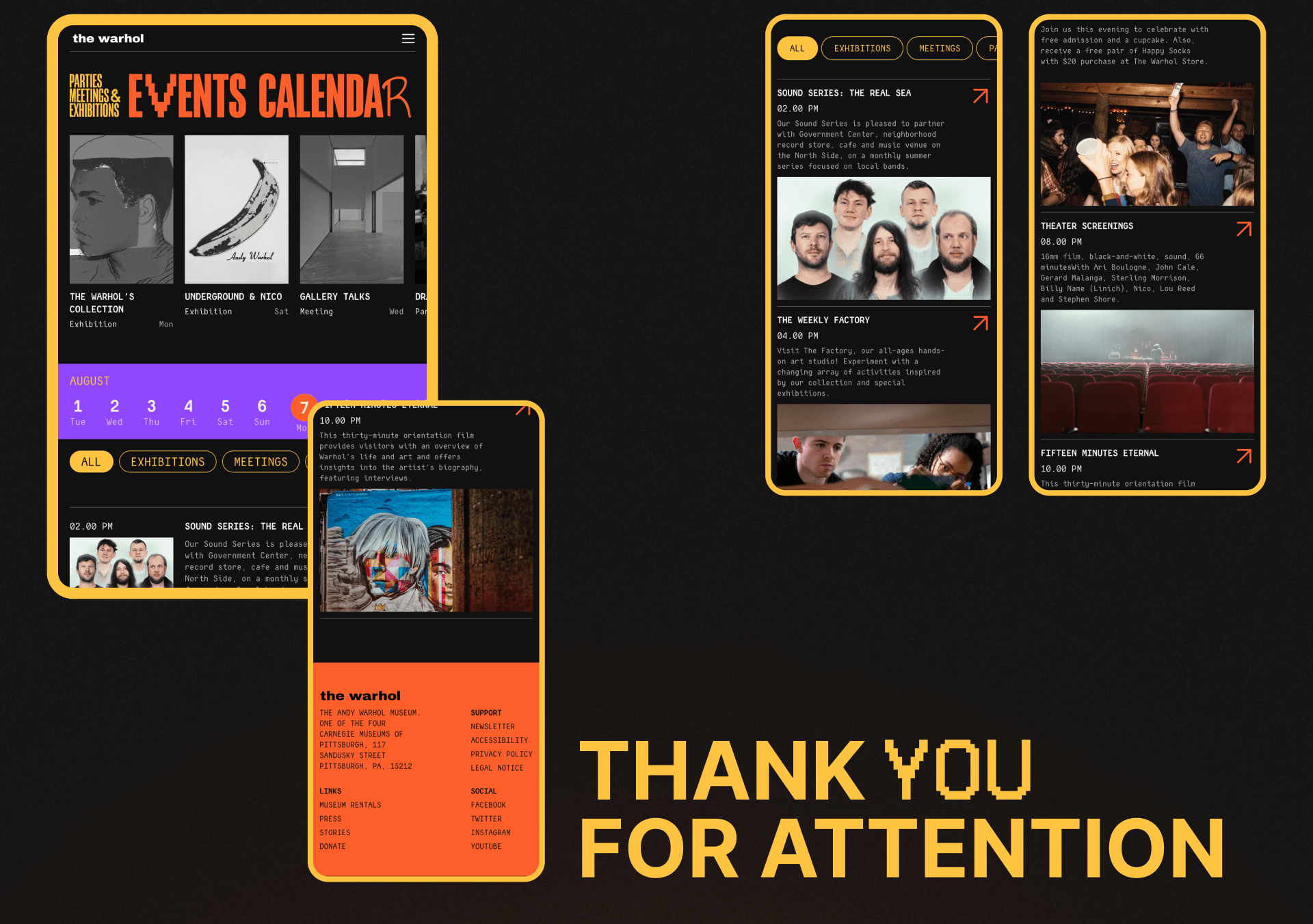 Andy Warhol Museum website — Изображение №11 — Интерфейсы на Dprofile