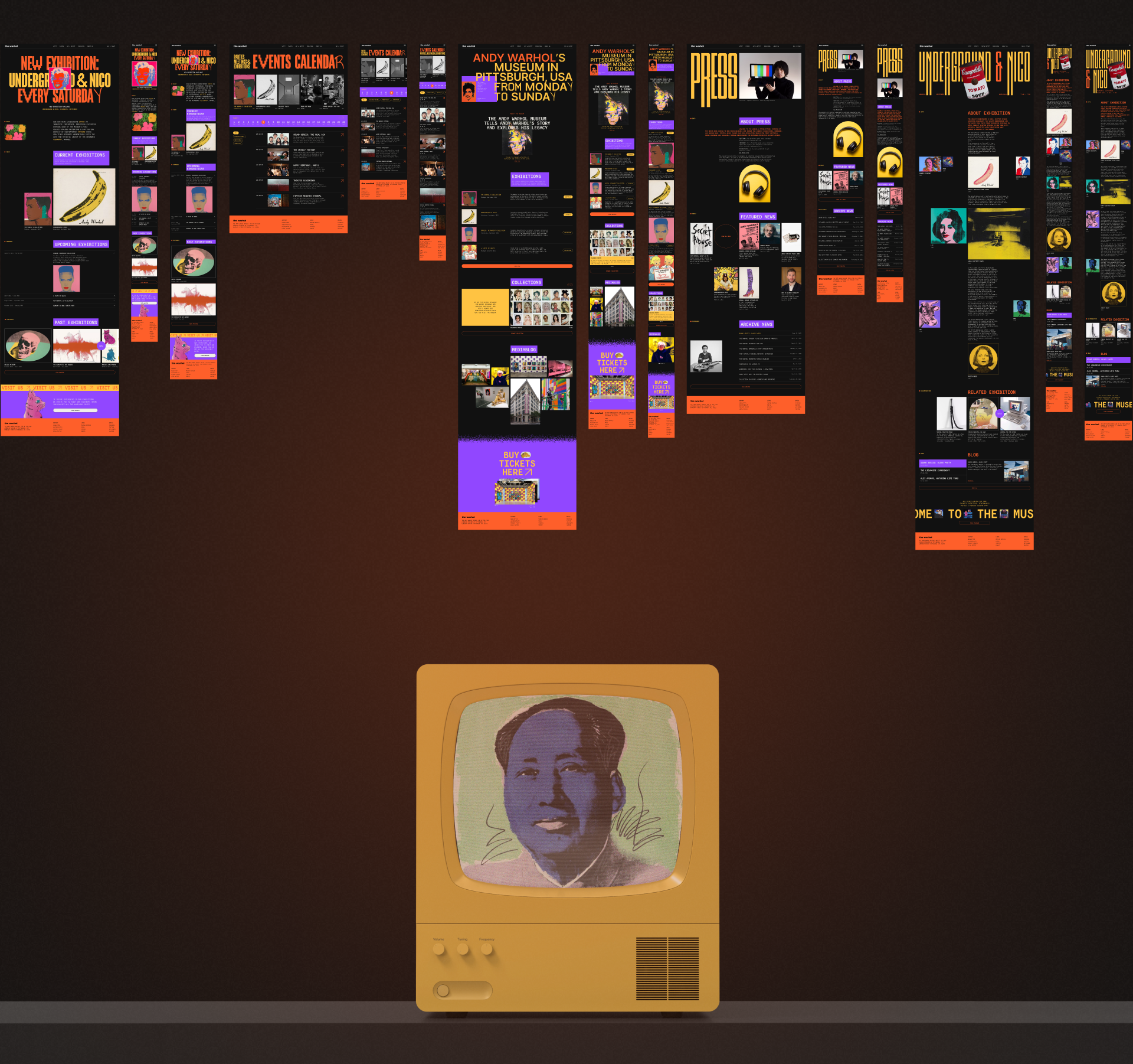 Andy Warhol Museum website — Изображение №12 — Интерфейсы на Dprofile