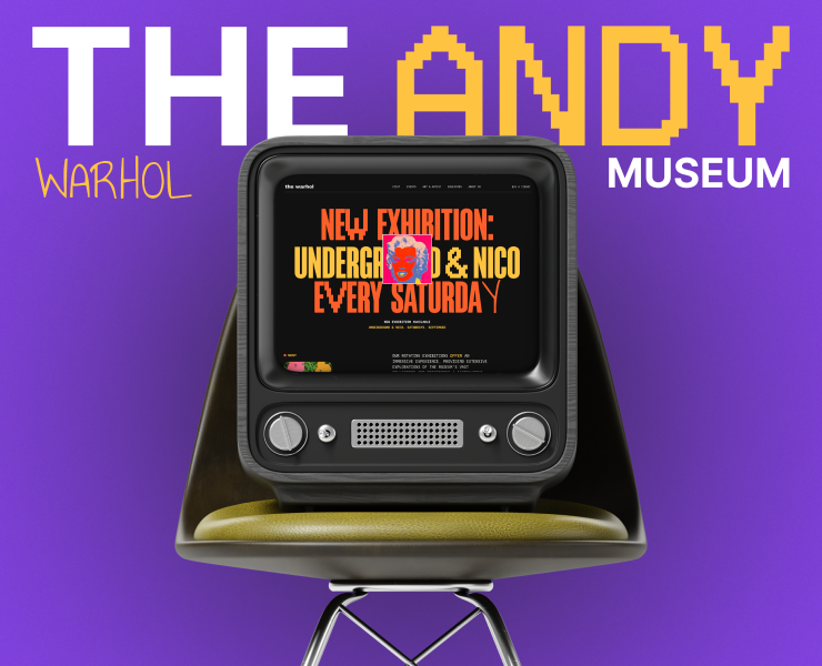 Andy Warhol Museum website — Интерфейсы на Dprofile