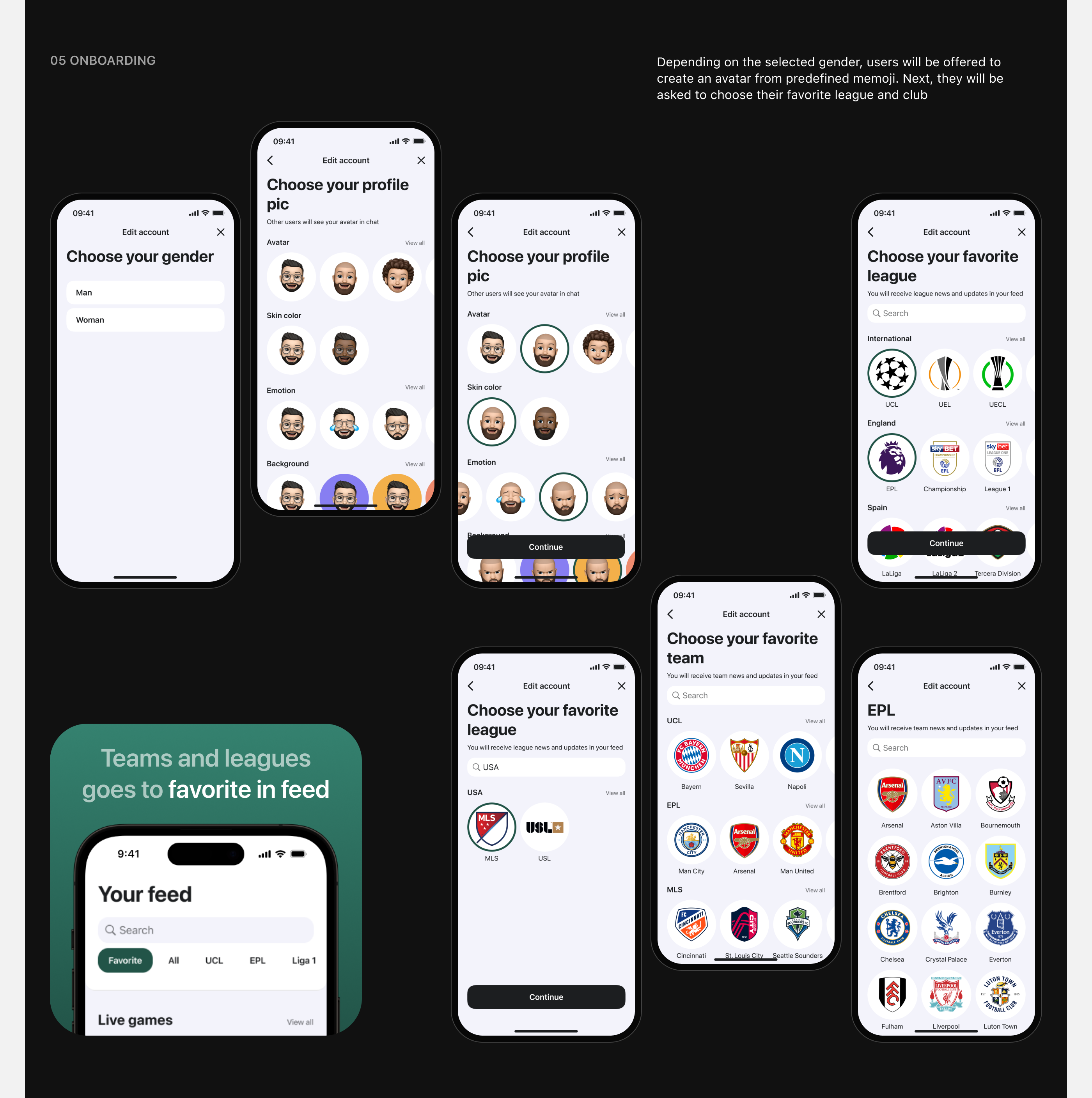 Projector — football news and statistic | Mobile App — Изображение №7 — Интерфейсы на Dprofile