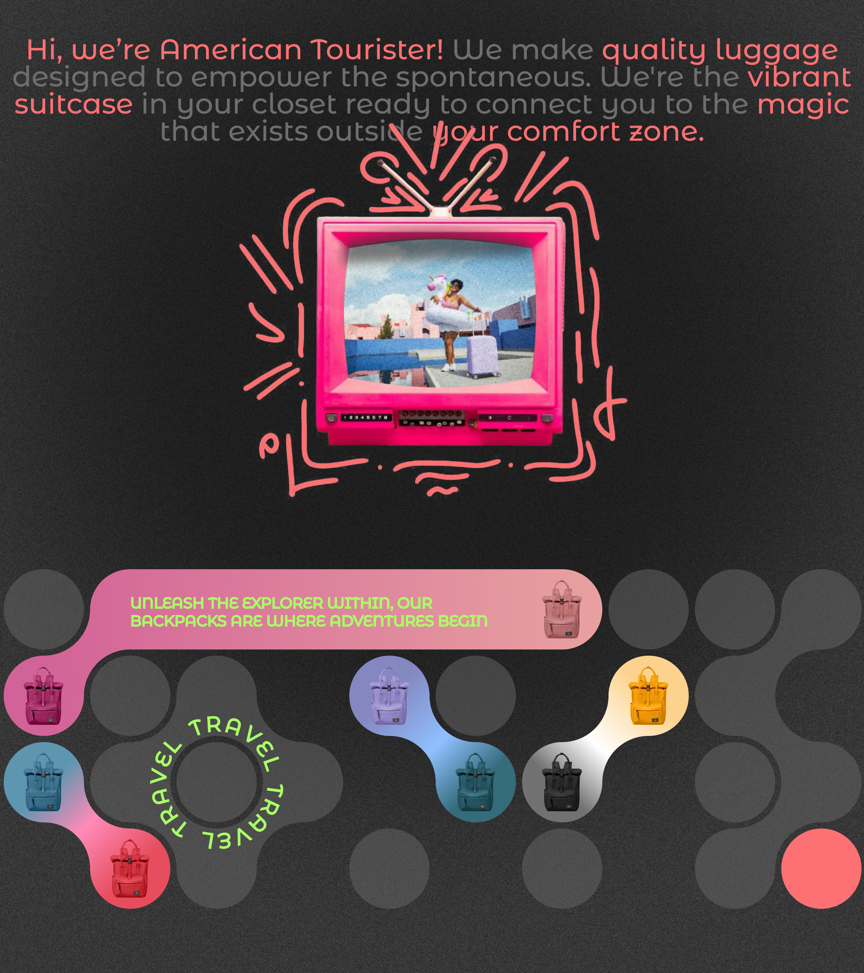 American Tourister | E-commerce — Изображение №2 — Интерфейсы, Графика на Dprofile