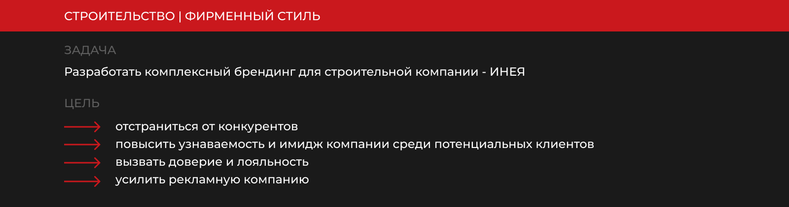 Строительная компания ИНЕЯ — Изображение №2 — Брендинг на Dprofile