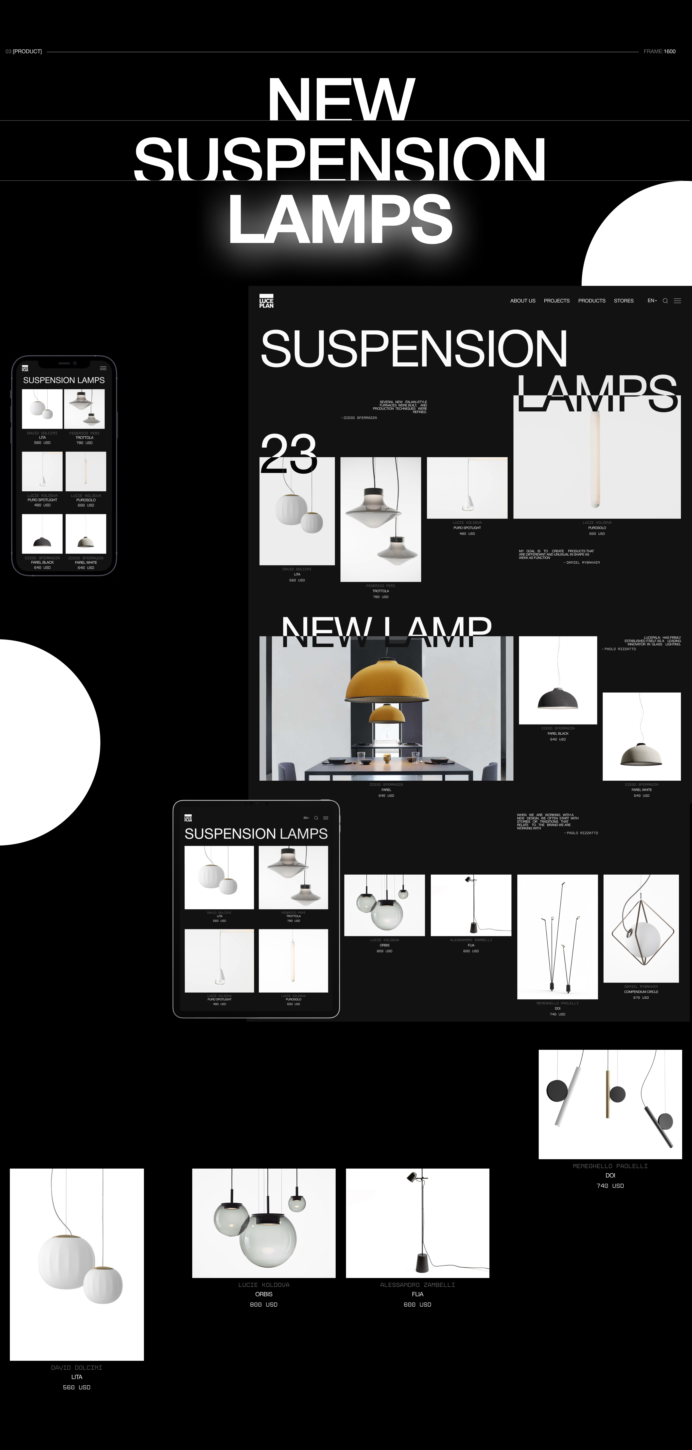 LUCEPLAN | Corporate website — Изображение №7 — Интерфейсы, Брендинг на Dprofile