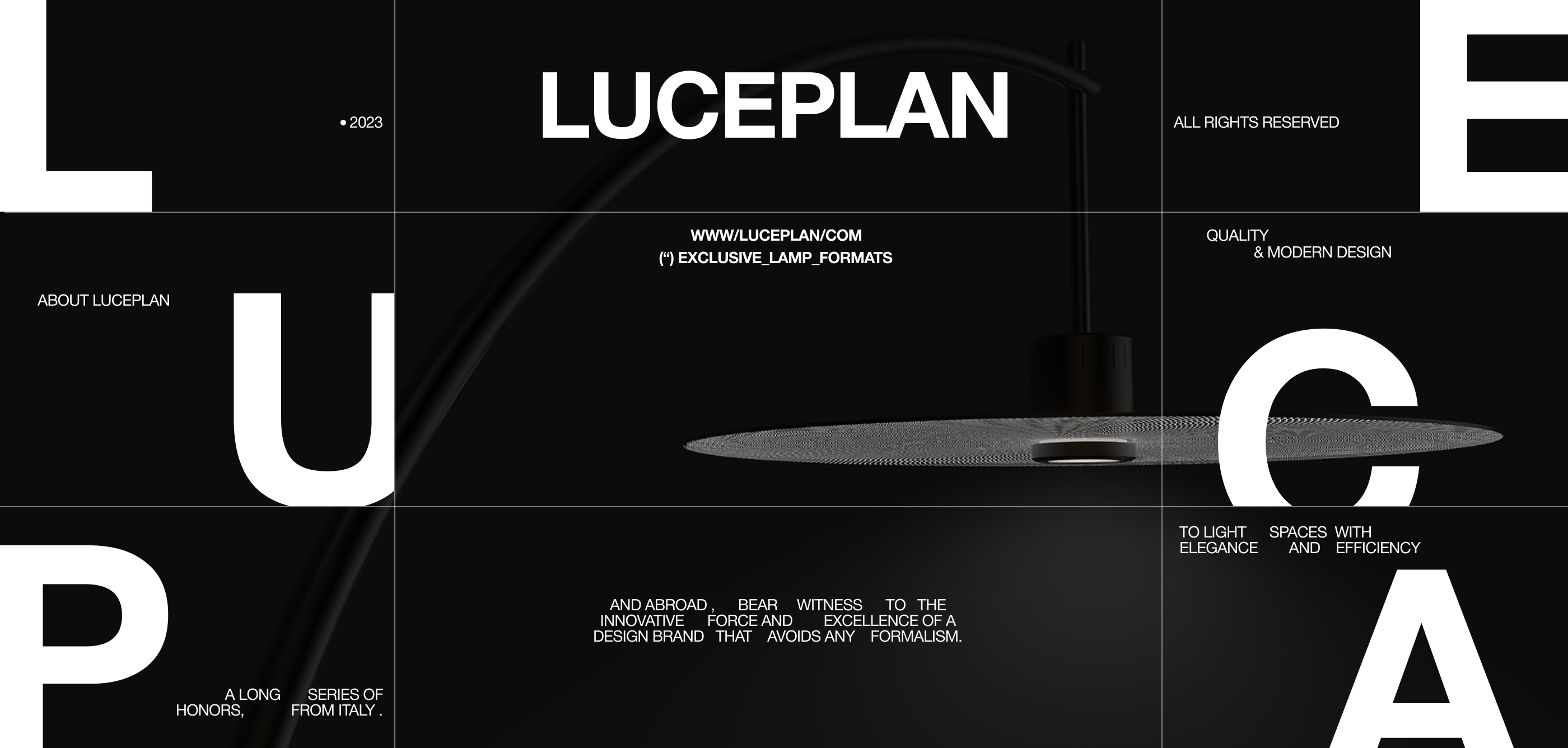 LUCEPLAN | Corporate website — Изображение №1 — Интерфейсы, Брендинг на Dprofile