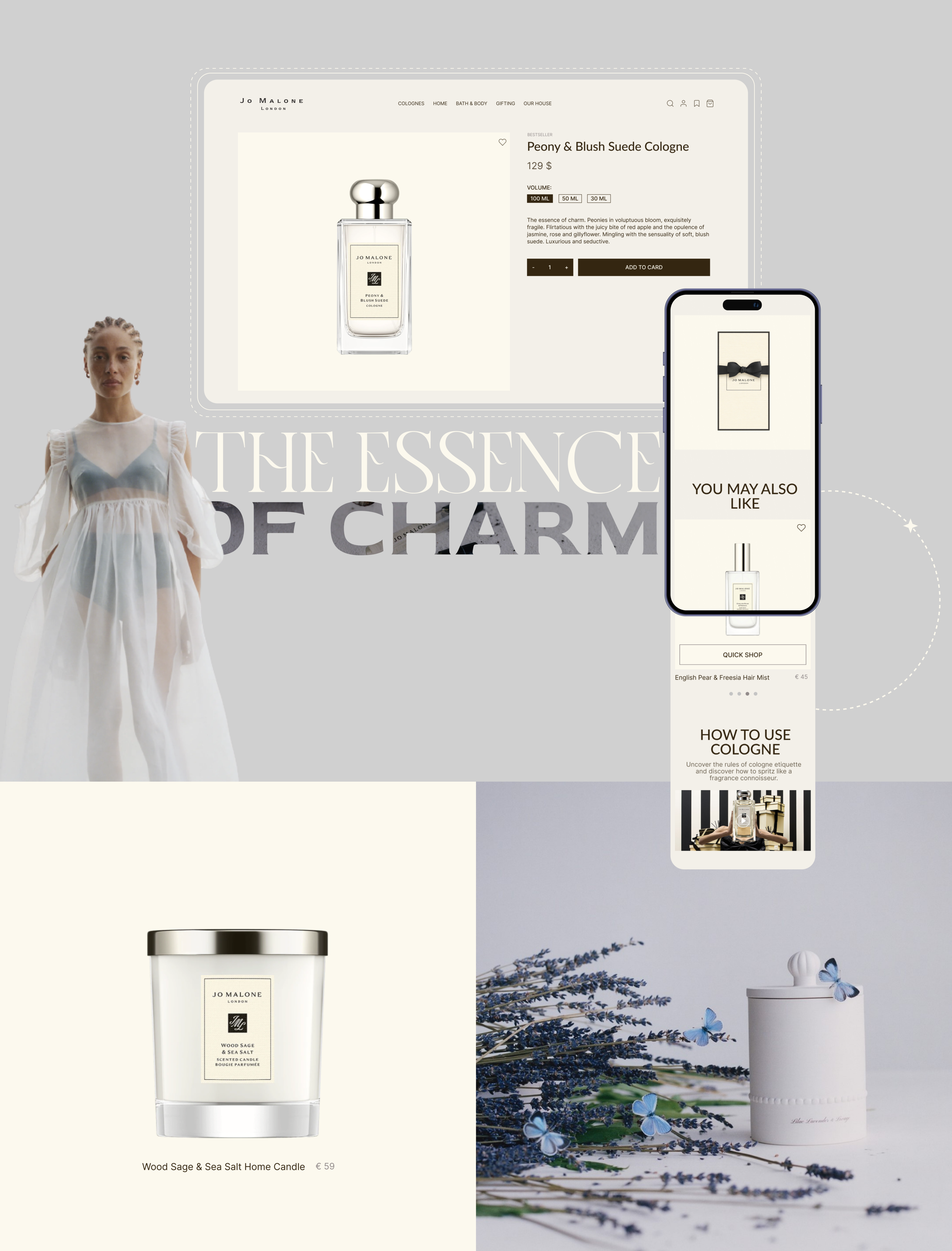 Jo Malone London |E-COMMERCE REDESIGN — Изображение №5 — Интерфейсы, Брендинг на Dprofile