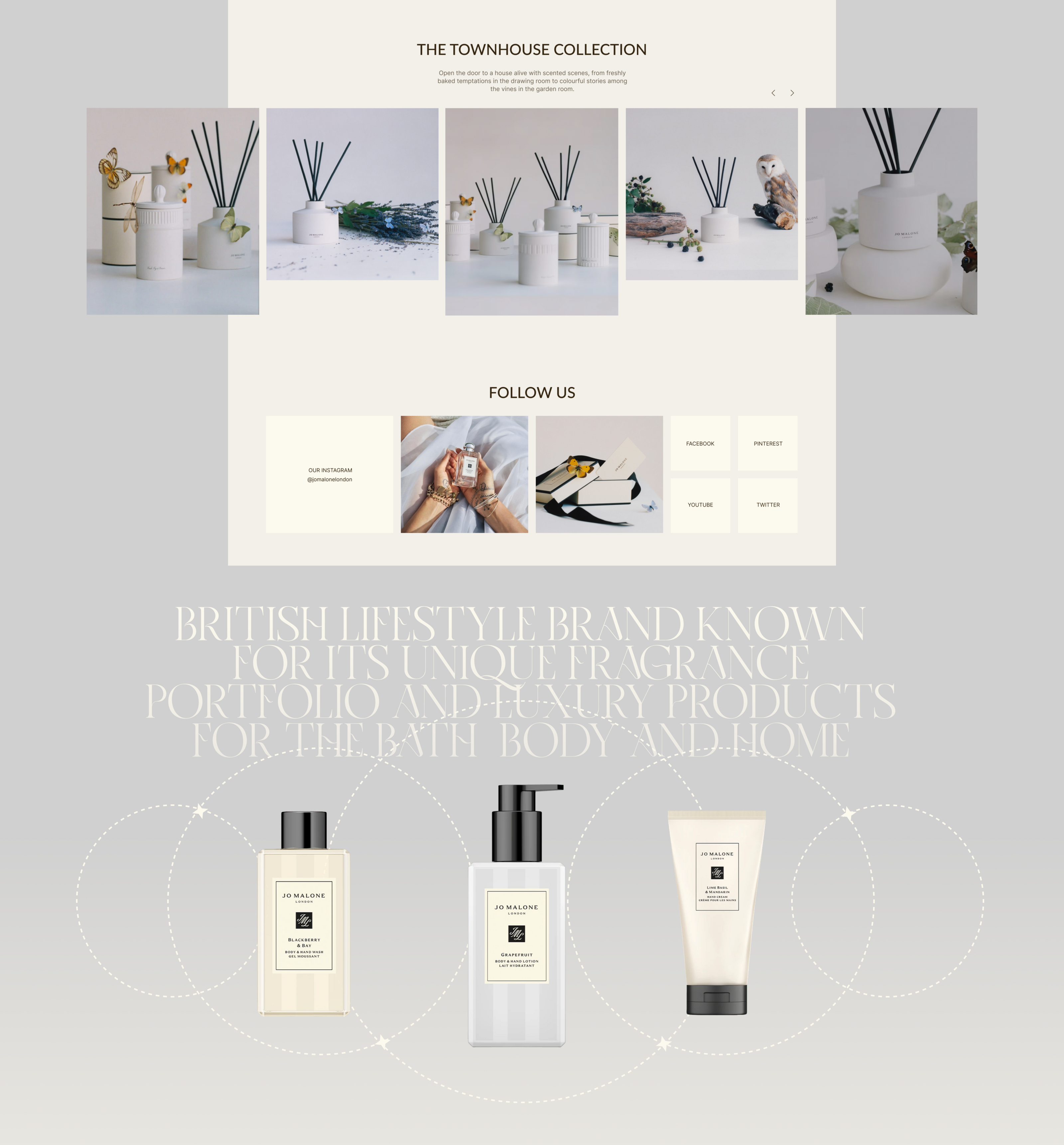 Jo Malone London |E-COMMERCE REDESIGN — Изображение №3 — Интерфейсы, Брендинг на Dprofile
