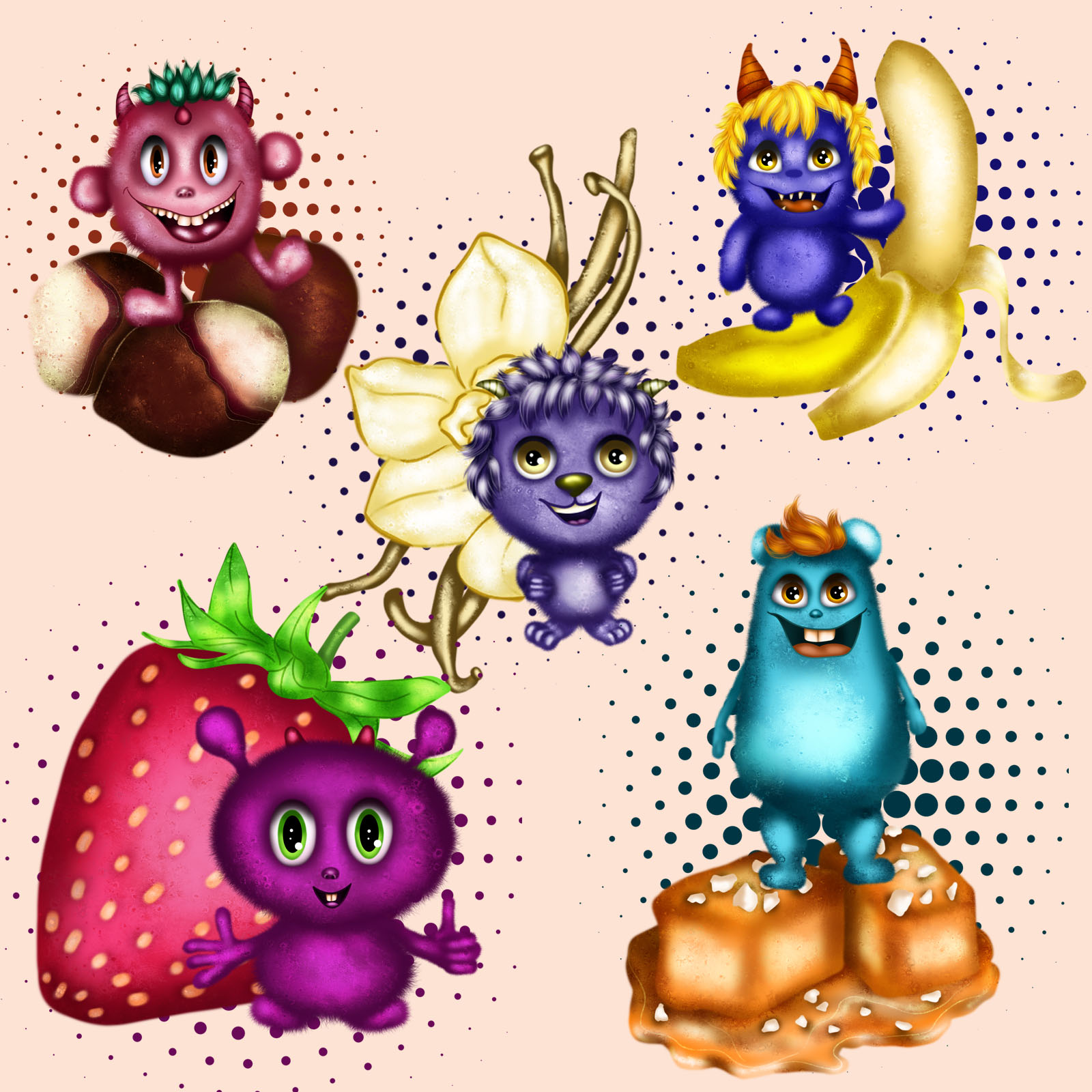 Иллюстрации персонажей. — Изображение №11 — Брендинг, Иллюстрация на Dprofile