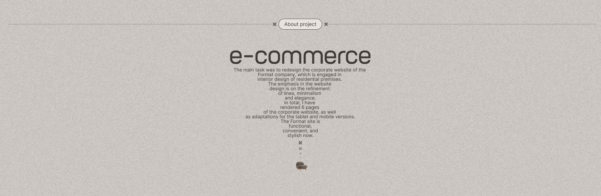 Format Furniture | Corporate website — Изображение №2 — Интерфейсы, Анимация на Dprofile