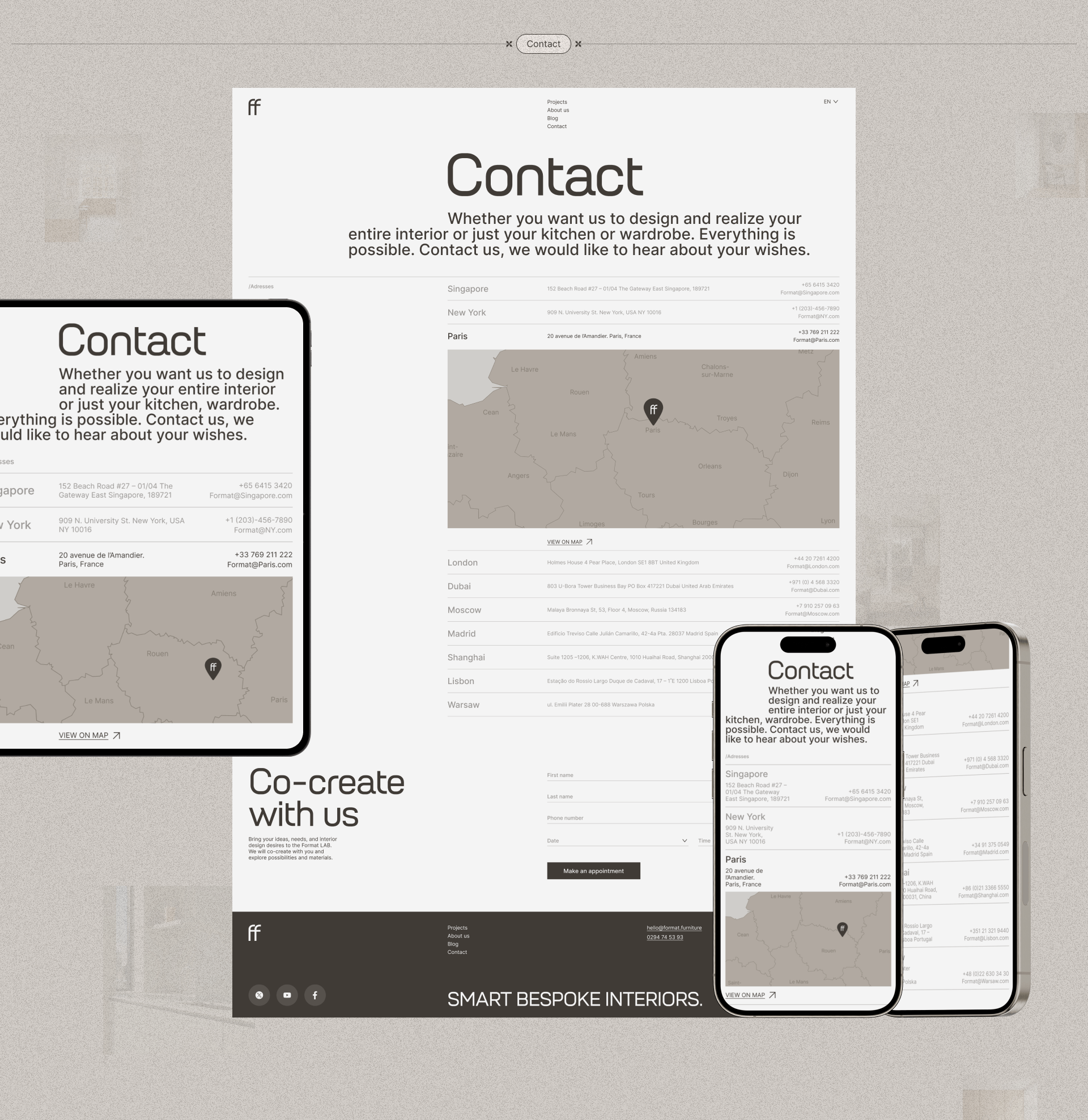 Format Furniture | Corporate website — Изображение №13 — Интерфейсы, Анимация на Dprofile