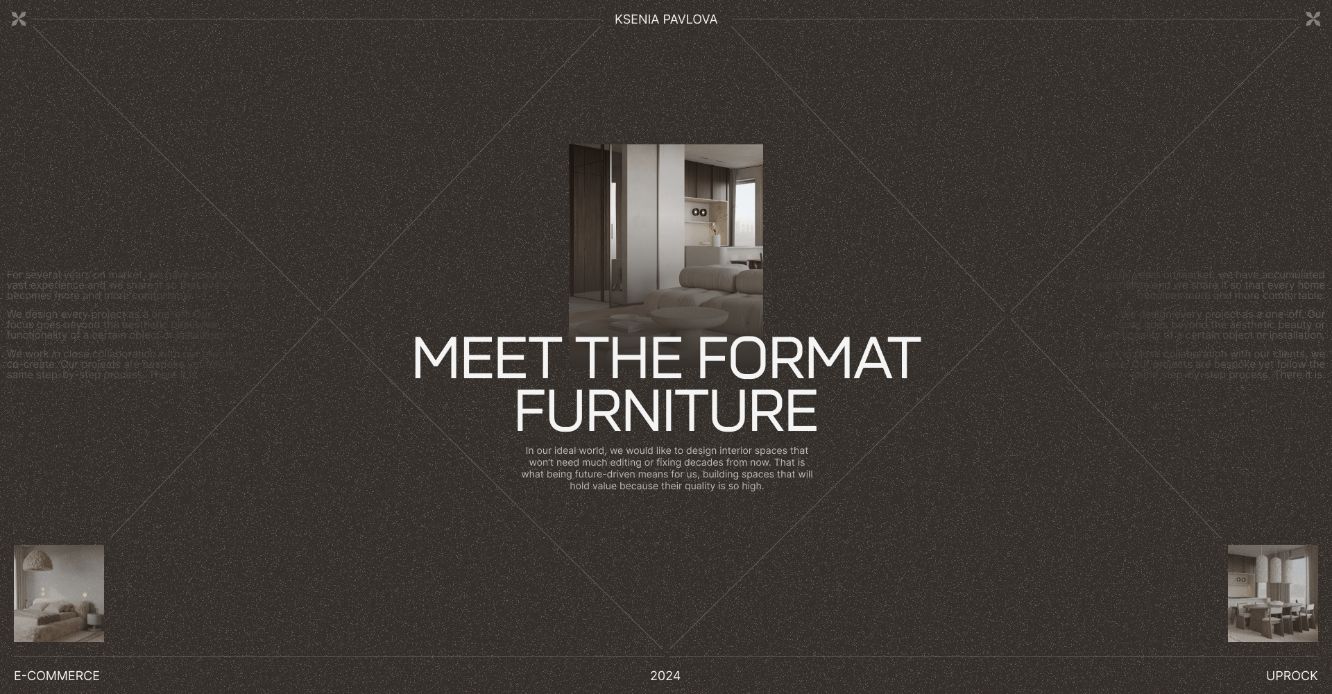 Format Furniture | Corporate website — Изображение №1 — Интерфейсы, Анимация на Dprofile