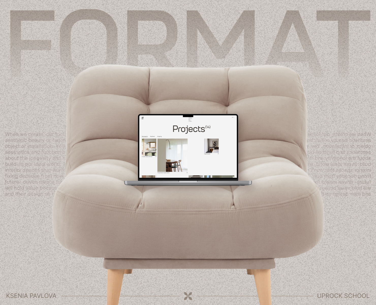 Format Furniture | Corporate website — Интерфейсы, Анимация на Dprofile