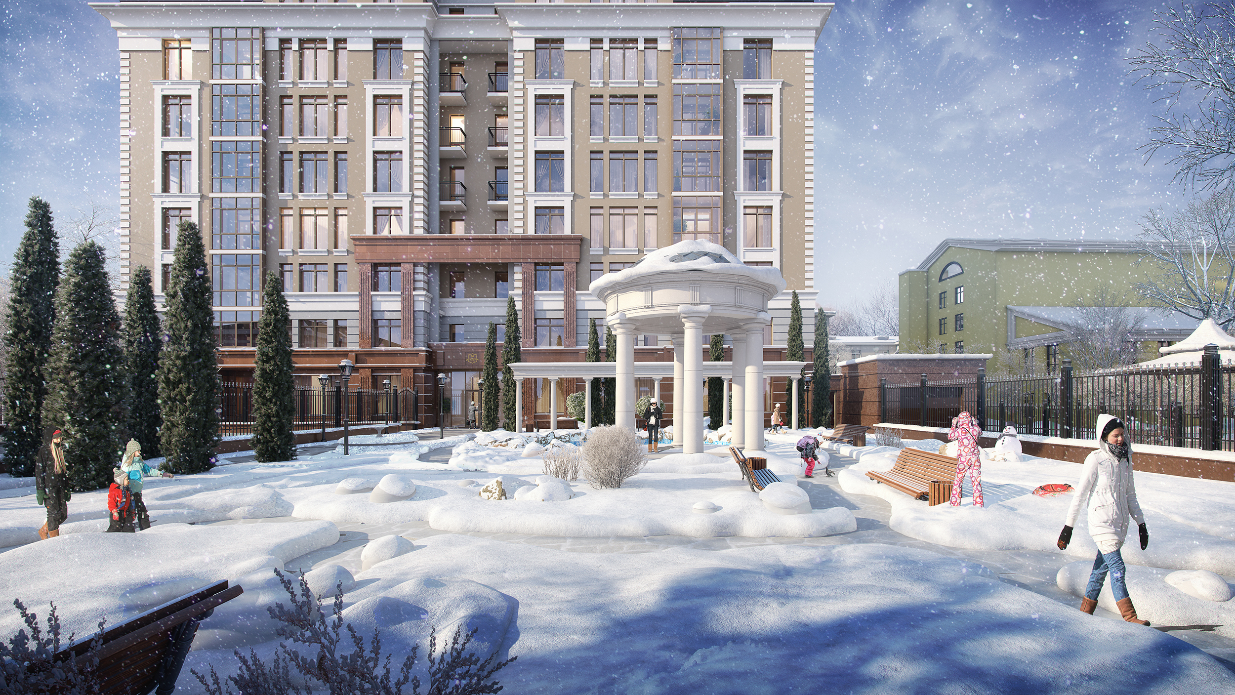 ЖК «Особняк» — Изображение №6 — 3D на Dprofile