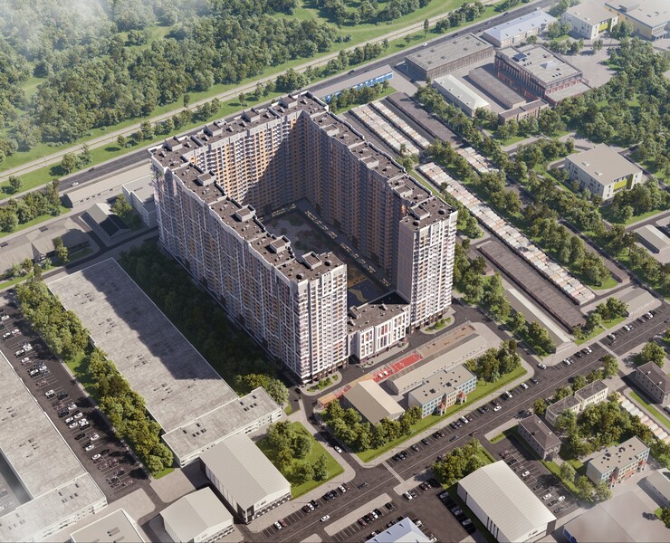 ЖК «Ural» — Графика, 3D на Dprofile