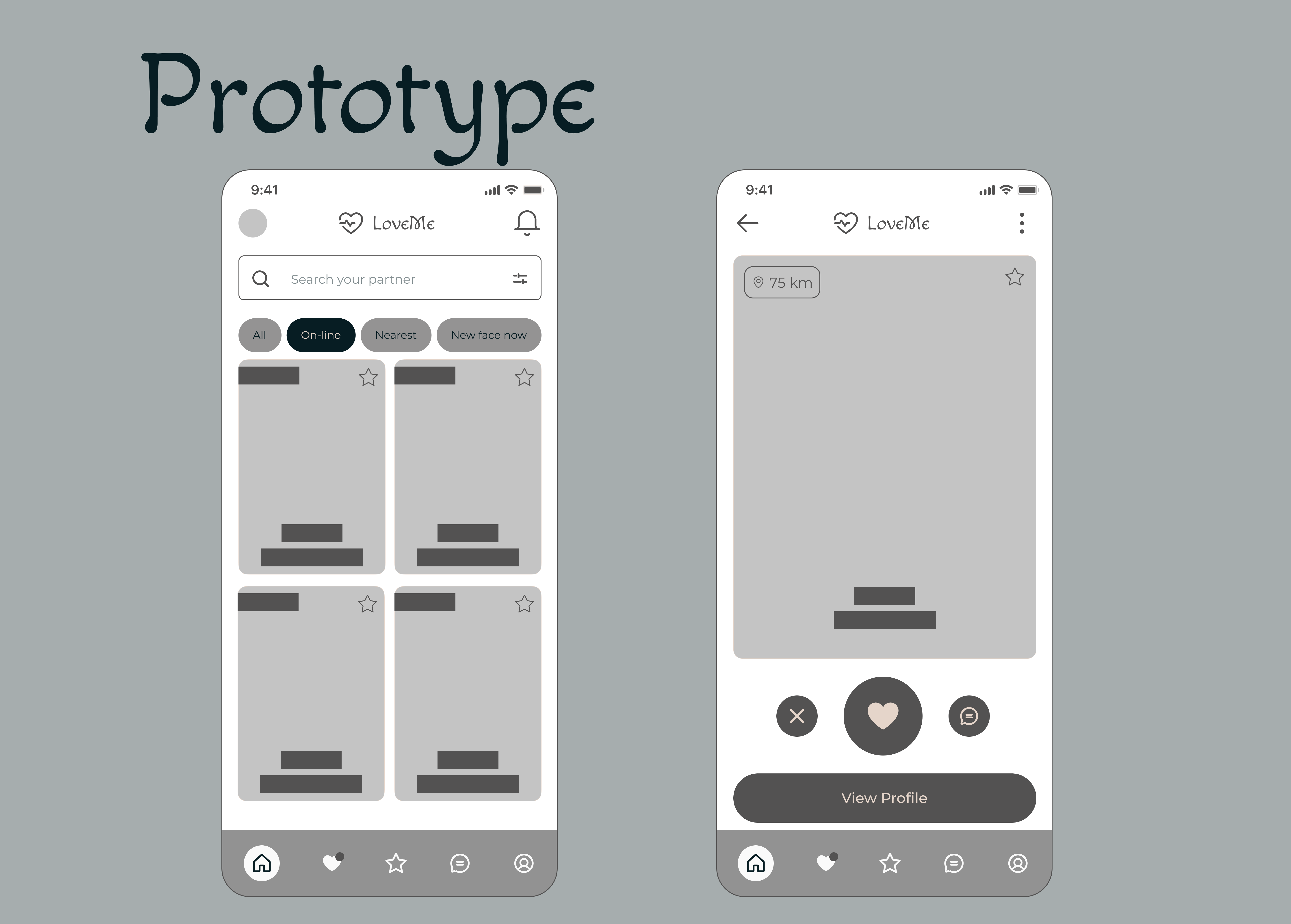LoveMe Mobile for dating — Изображение №13 — Интерфейсы, Брендинг на Dprofile