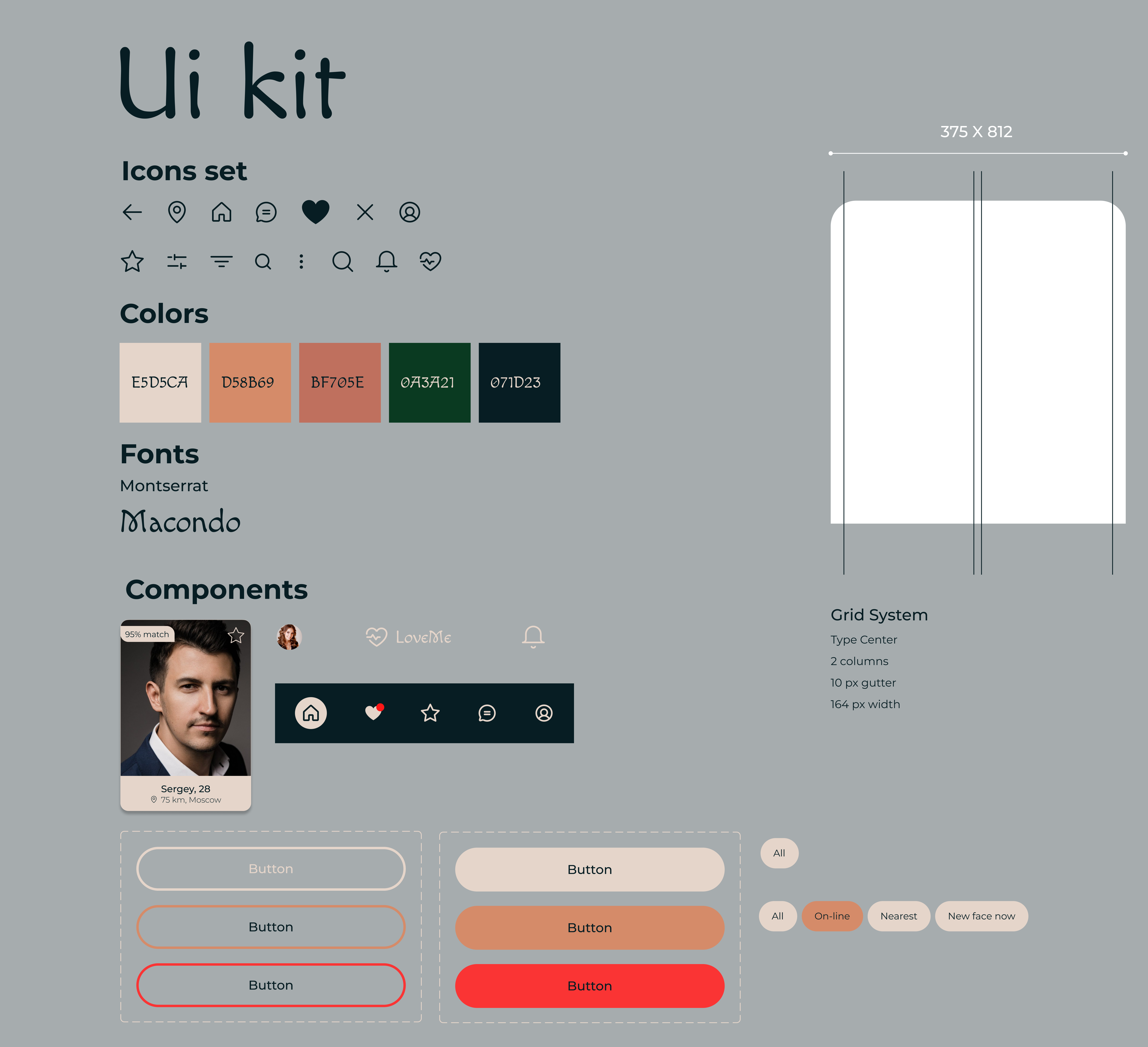 LoveMe Mobile for dating — Изображение №12 — Интерфейсы, Брендинг на Dprofile