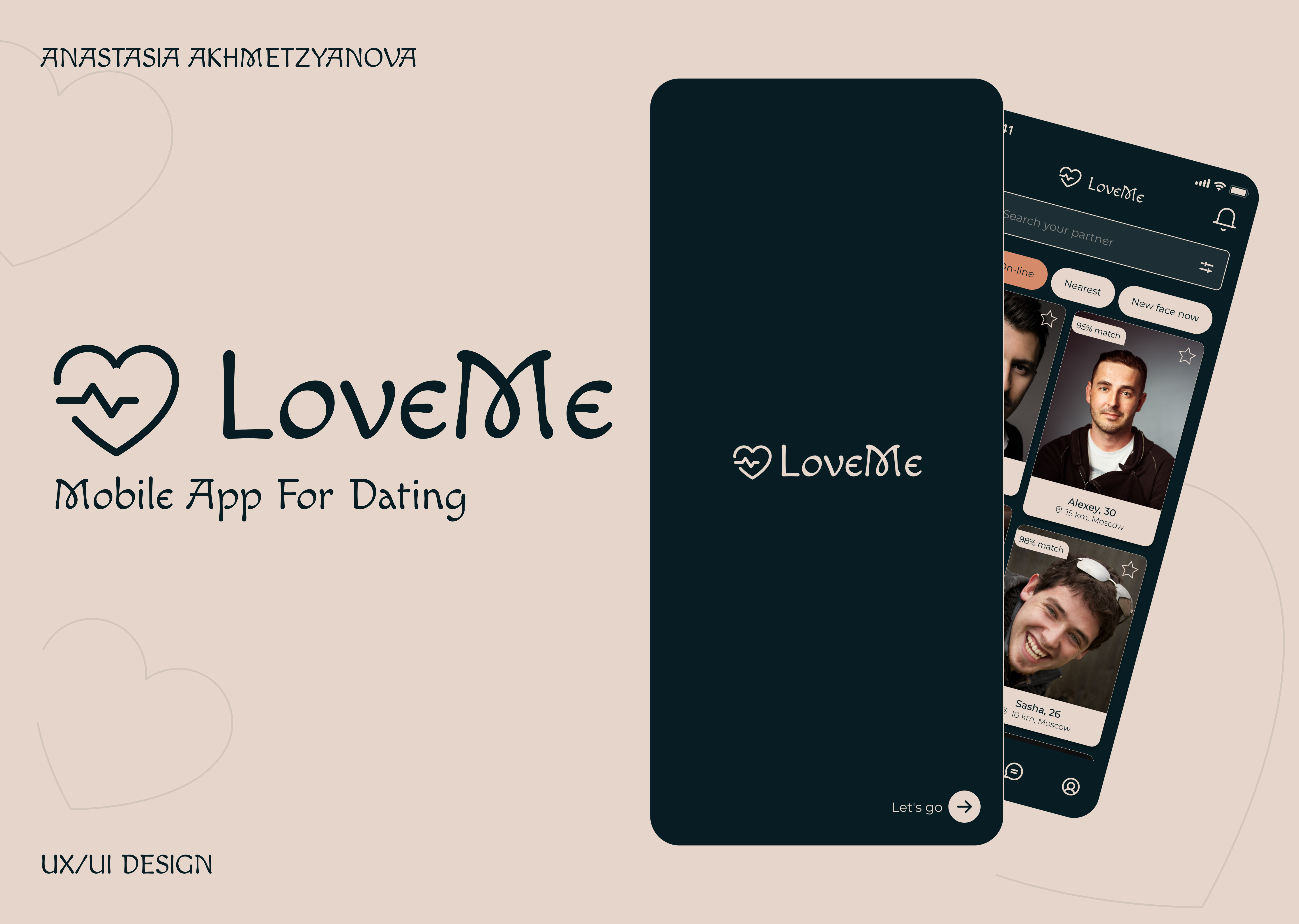 LoveMe Mobile for dating — Изображение №1 — Интерфейсы, Брендинг на Dprofile