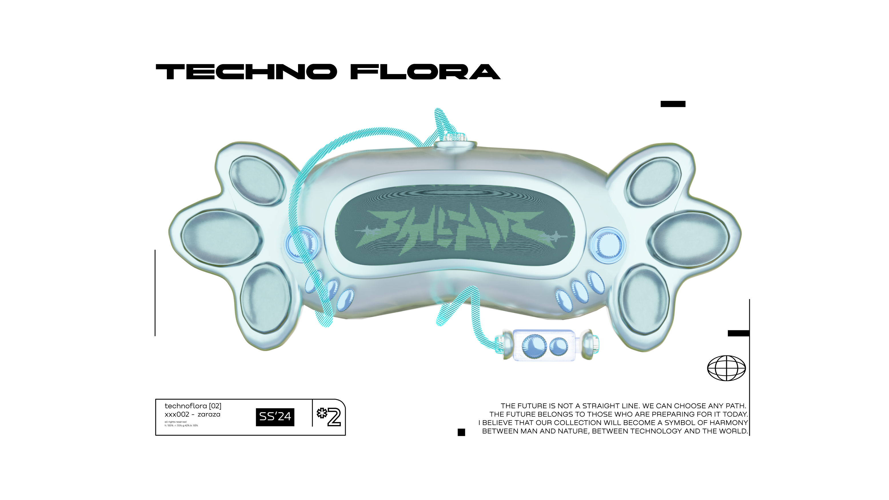 TECHNO FLORA — капсульная коллекция — Изображение №13 — Брендинг, 3D на Dprofile