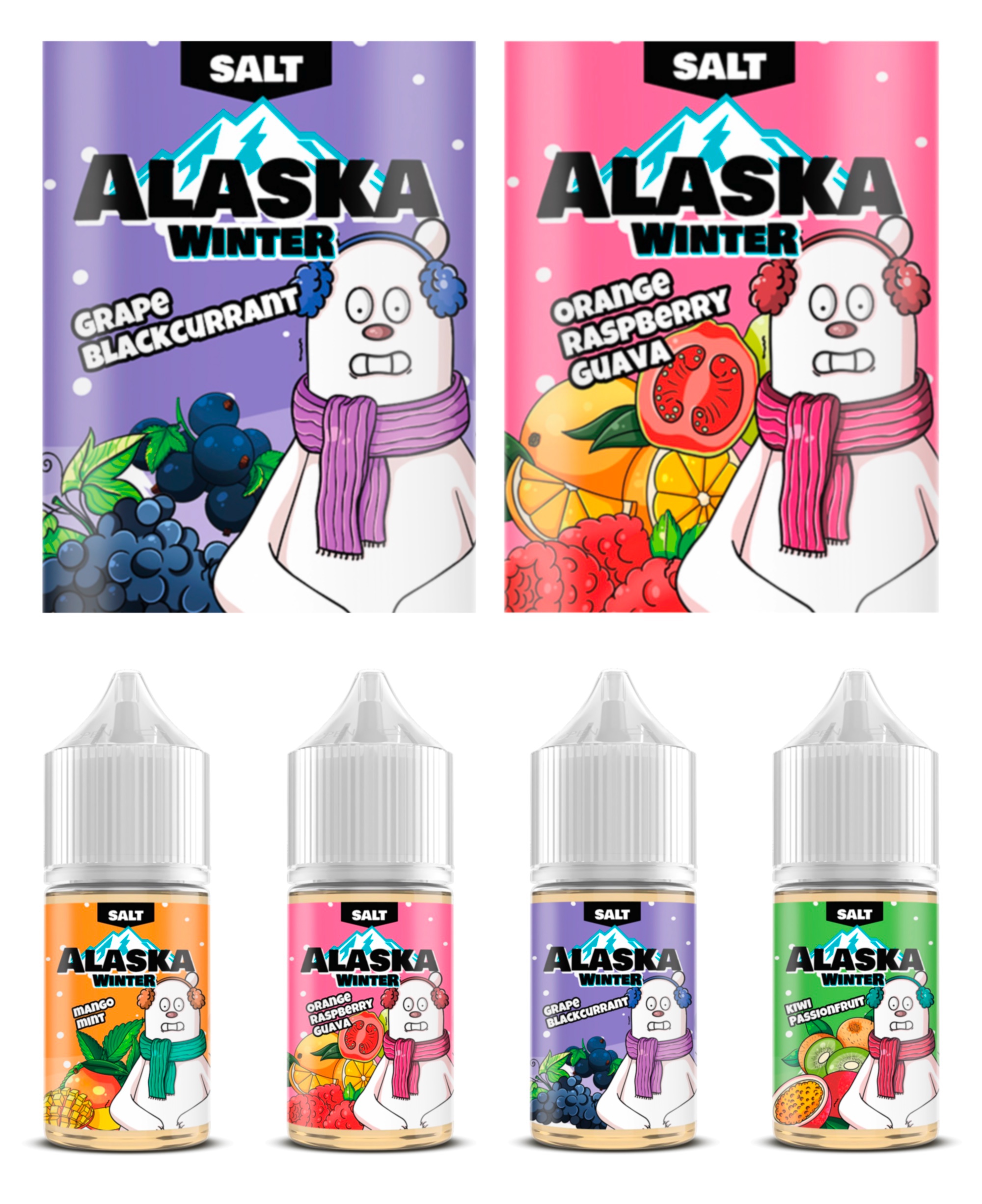 ALASKA WINTER упаковка — Изображение №8 — Брендинг, Иллюстрация на Dprofile