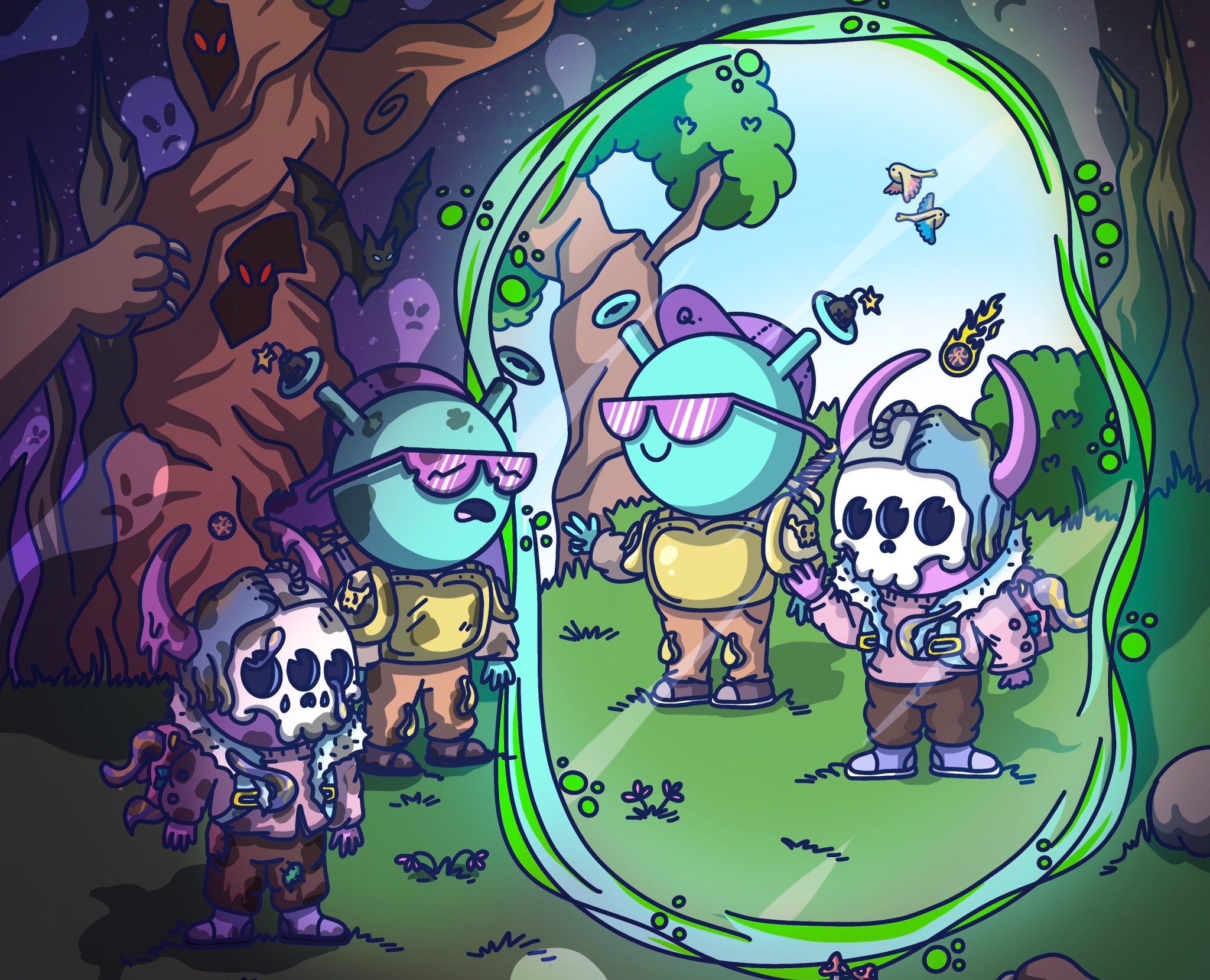 Quirkies иллюстрации для комикса — Иллюстрация на Dprofile