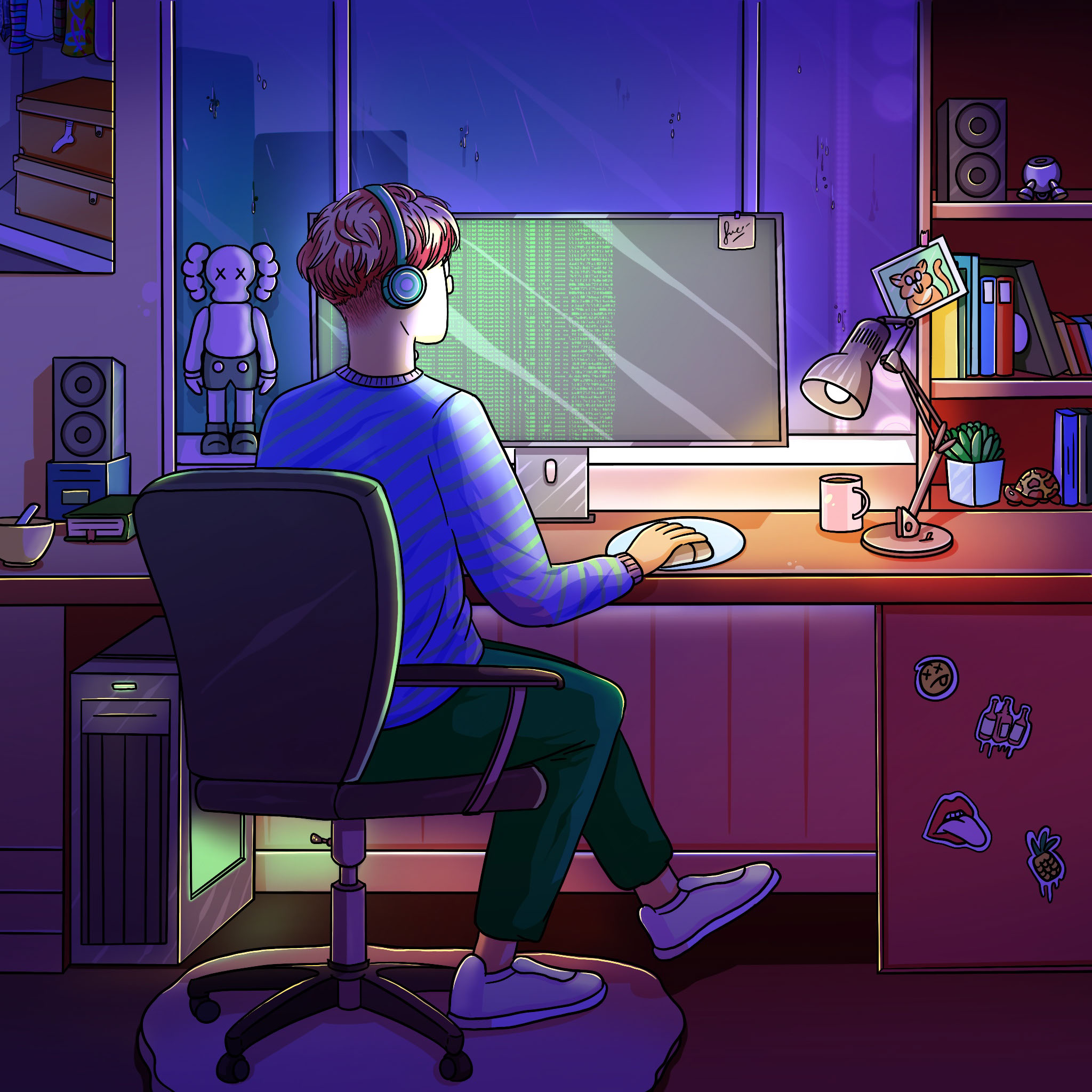 THE NERDS UNIWERSE. NFT collection. Character Design — Изображение №23 — Иллюстрация на Dprofile