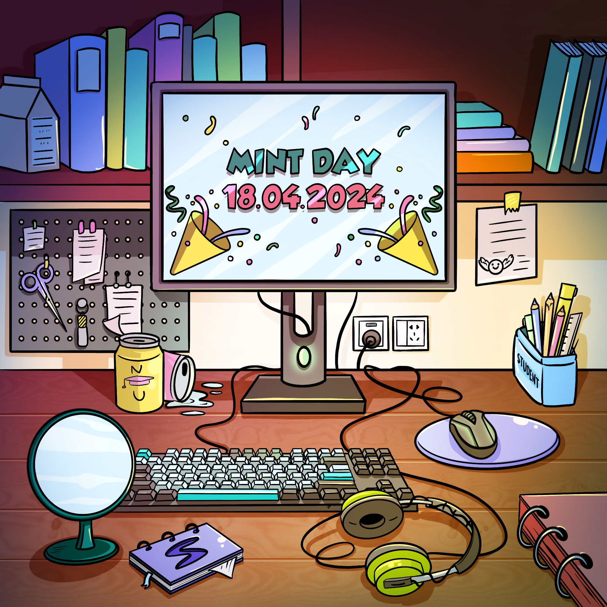 THE NERDS UNIWERSE. NFT collection. Character Design — Изображение №51 — Иллюстрация на Dprofile