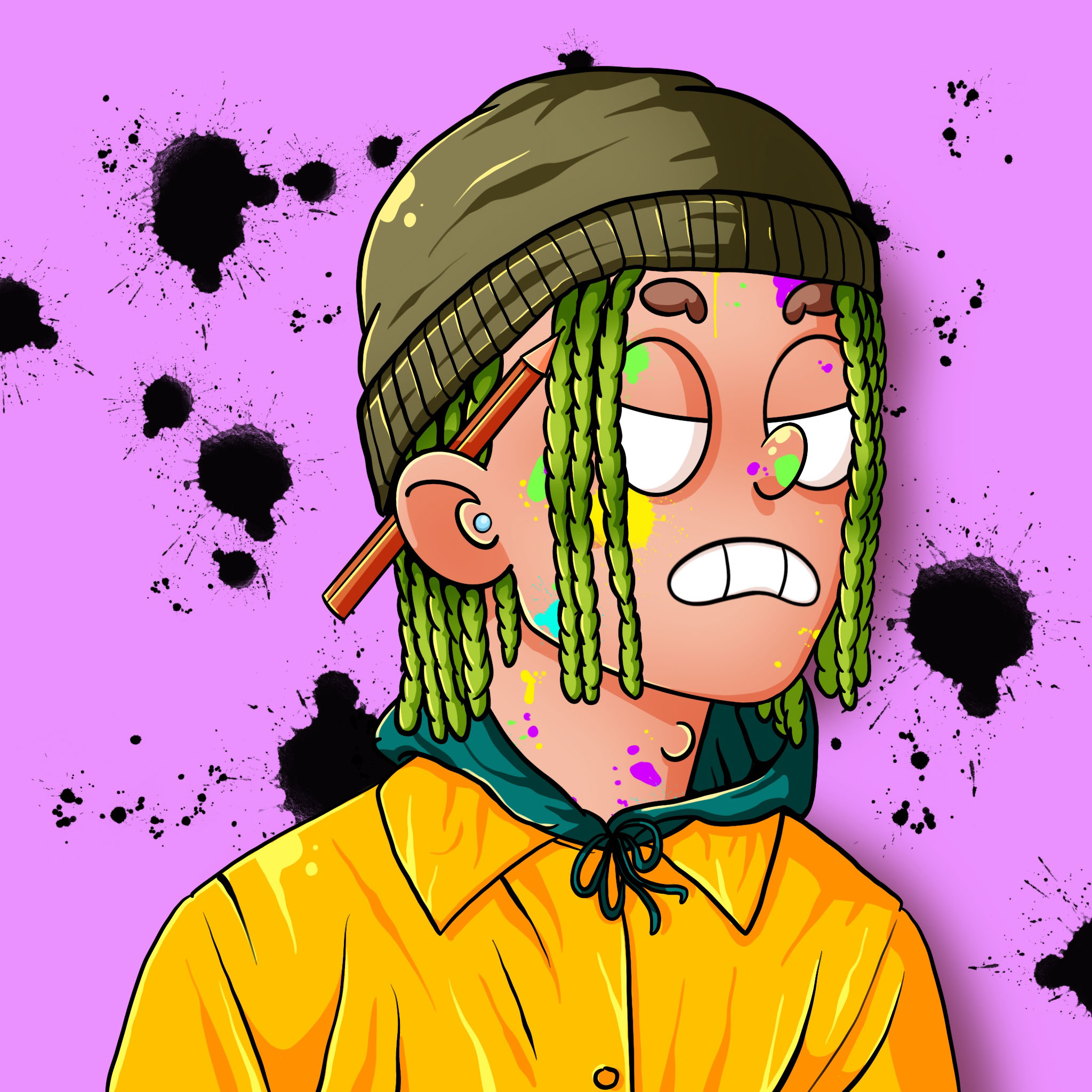 THE NERDS UNIWERSE. NFT collection. Character Design — Изображение №33 — Иллюстрация на Dprofile