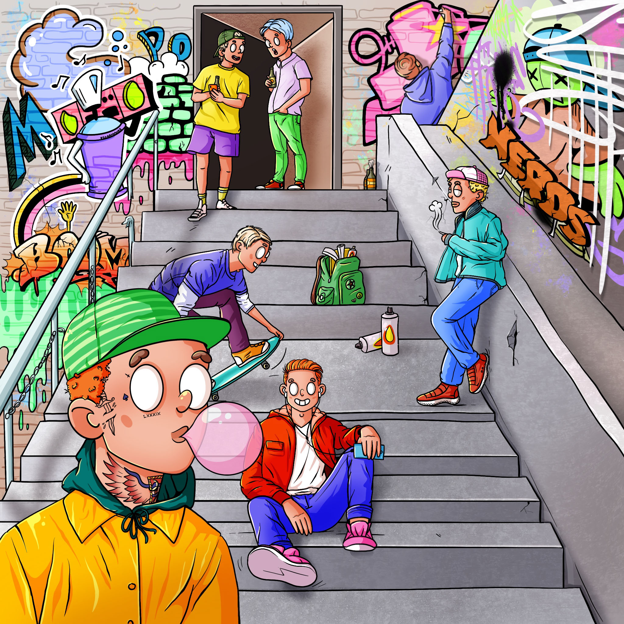 THE NERDS UNIWERSE. NFT collection. Character Design — Изображение №15 — Иллюстрация на Dprofile
