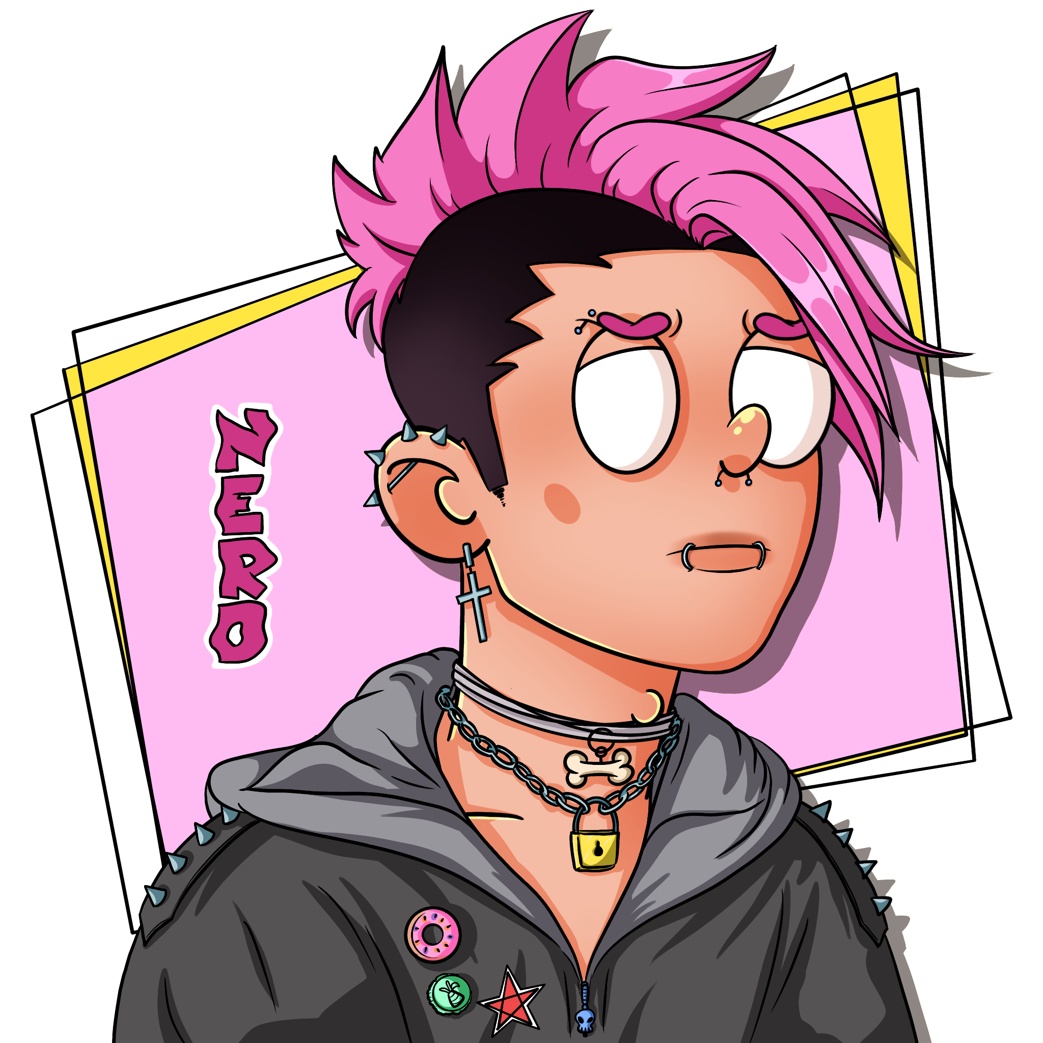 THE NERDS UNIWERSE. NFT collection. Character Design — Изображение №14 — Иллюстрация на Dprofile