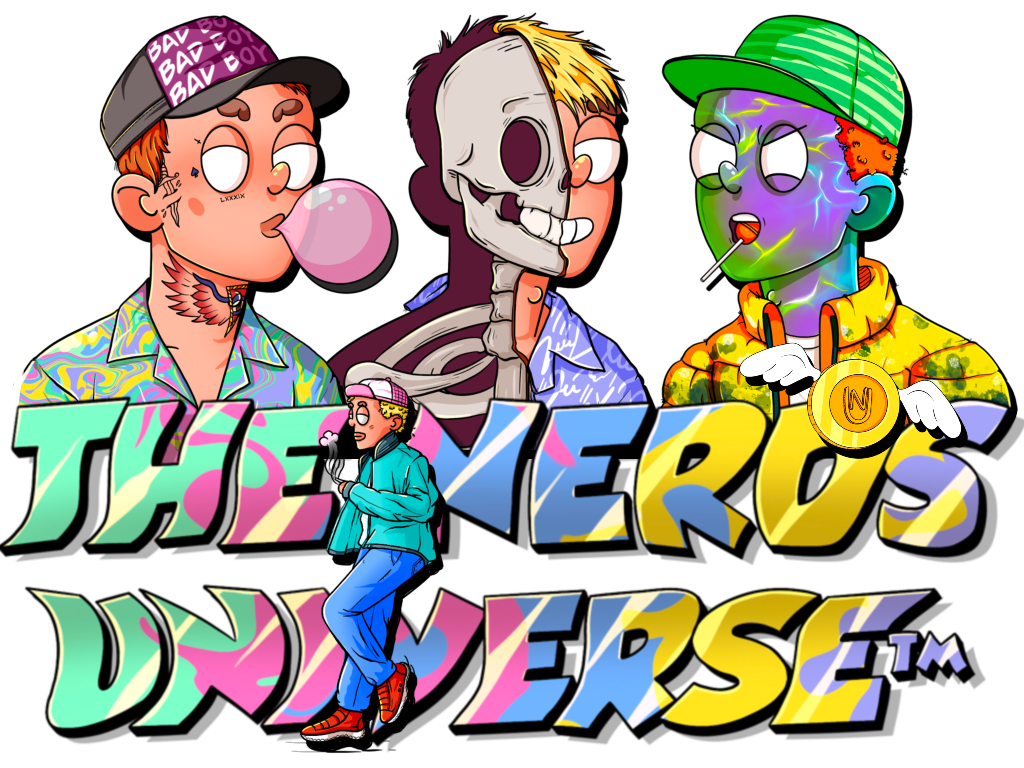 THE NERDS UNIWERSE. NFT collection. Character Design — Изображение №2 — Иллюстрация на Dprofile