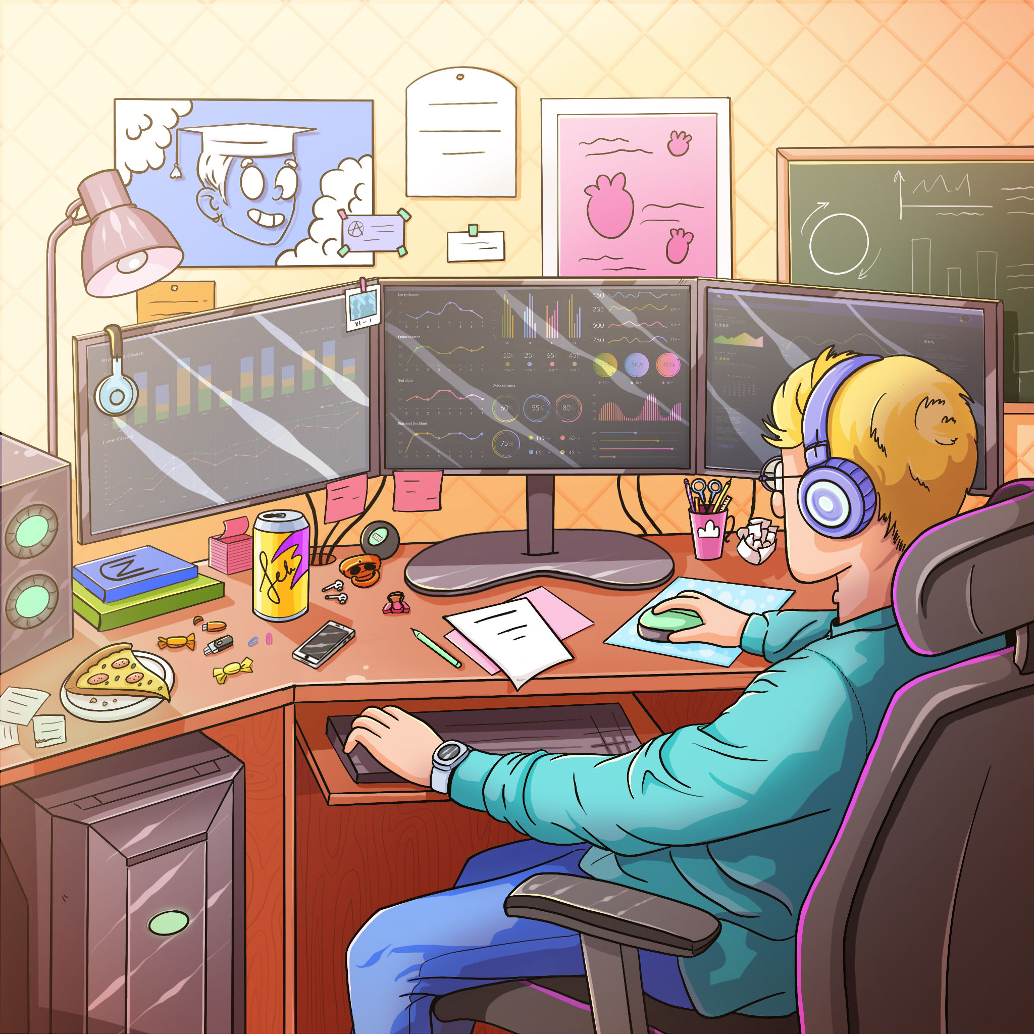 THE NERDS UNIWERSE. NFT collection. Character Design — Изображение №22 — Иллюстрация на Dprofile