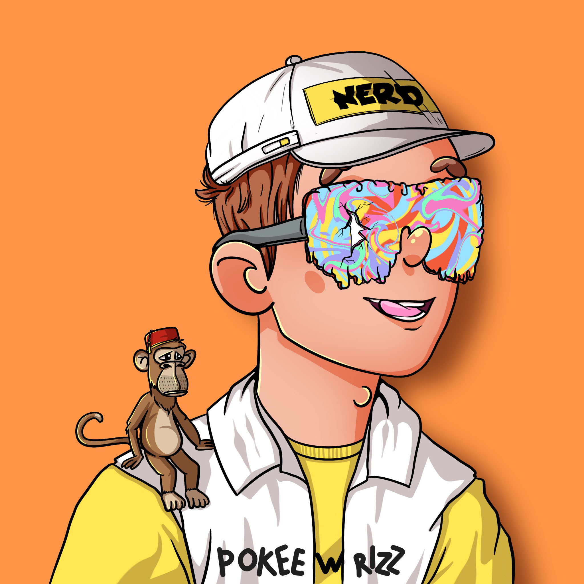 THE NERDS UNIWERSE. NFT collection. Character Design — Изображение №38 — Иллюстрация на Dprofile