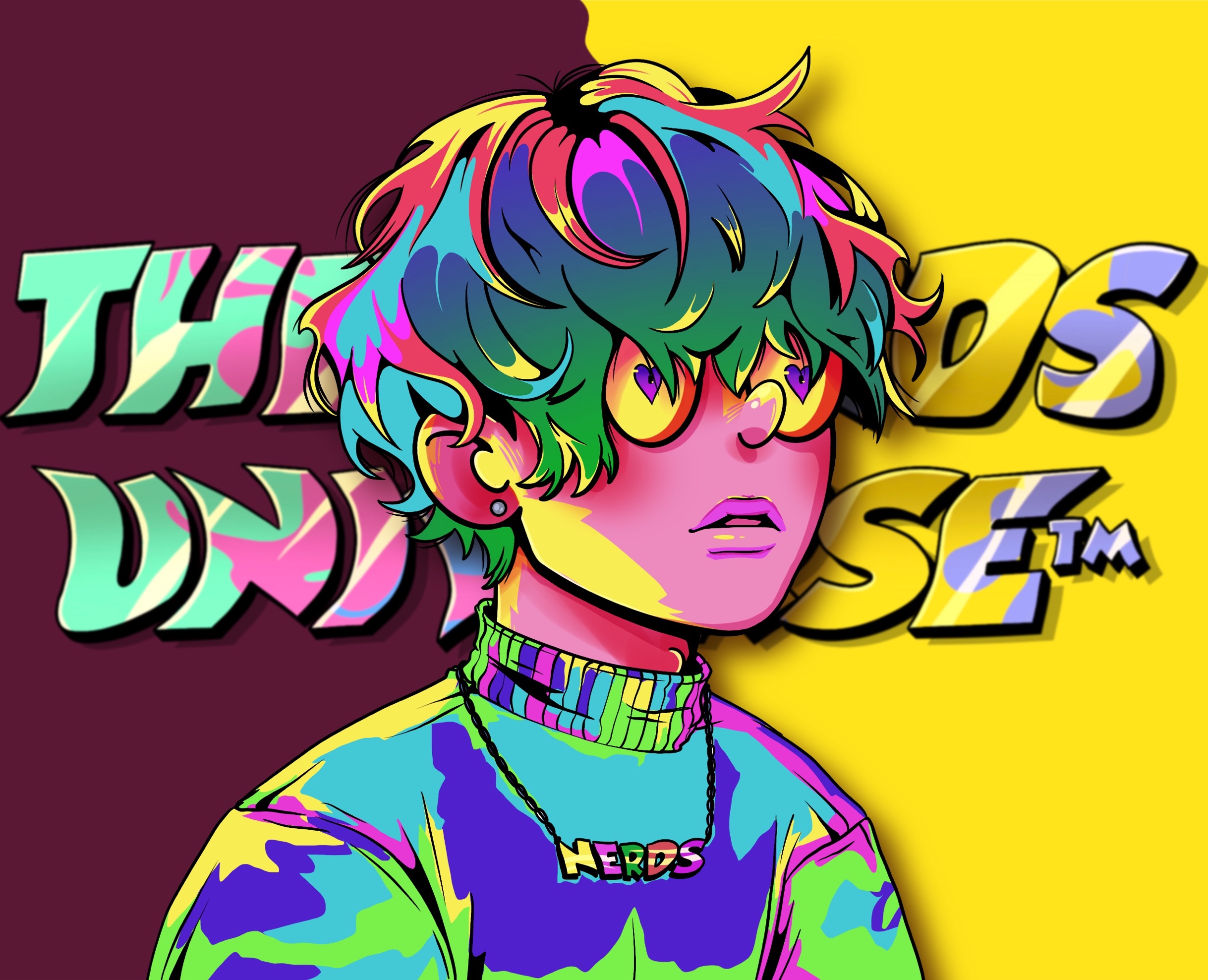THE NERDS UNIWERSE. NFT collection. Character Design — Иллюстрация на Dprofile