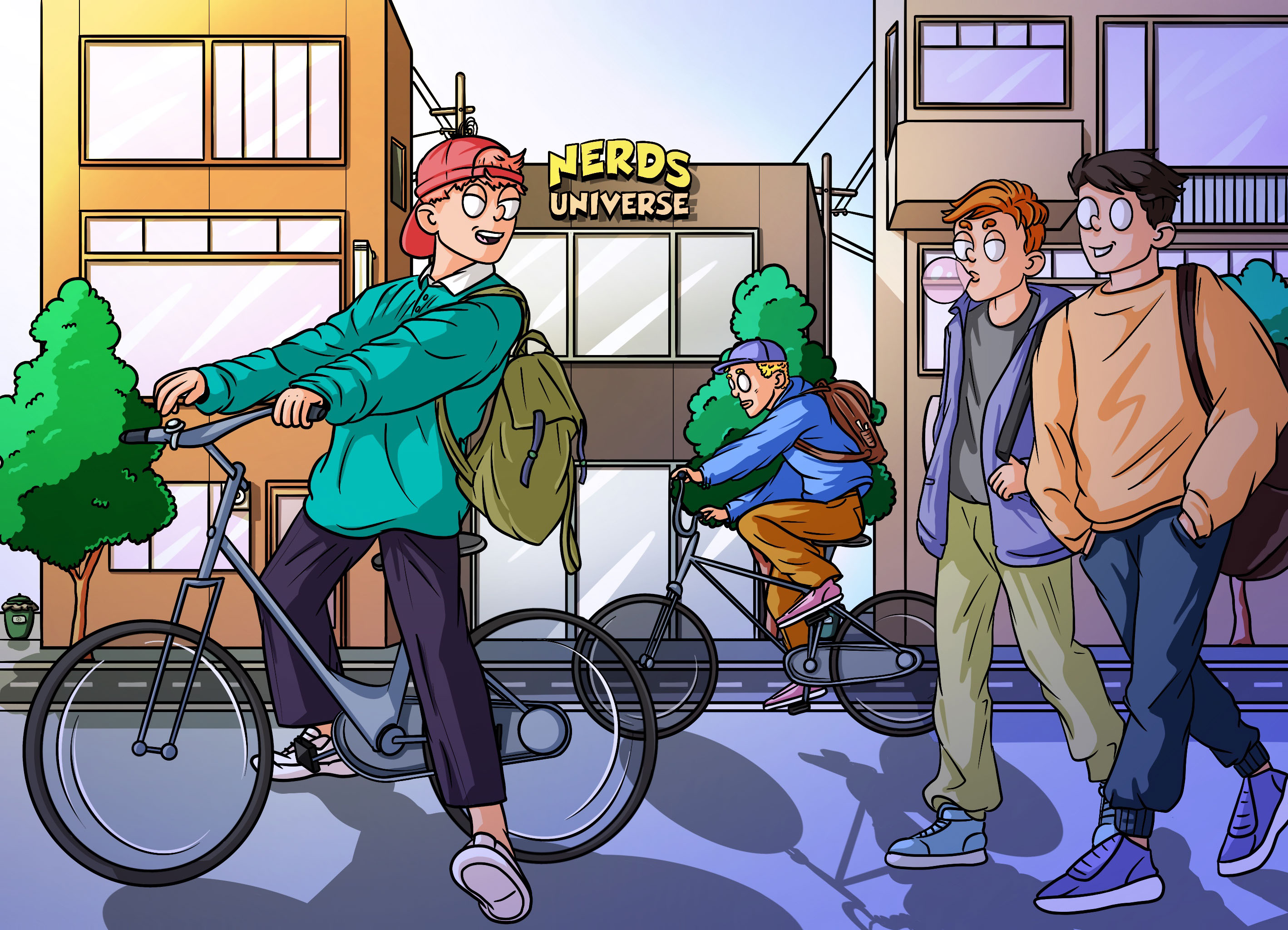THE NERDS UNIWERSE. NFT collection. Character Design — Изображение №40 — Иллюстрация на Dprofile