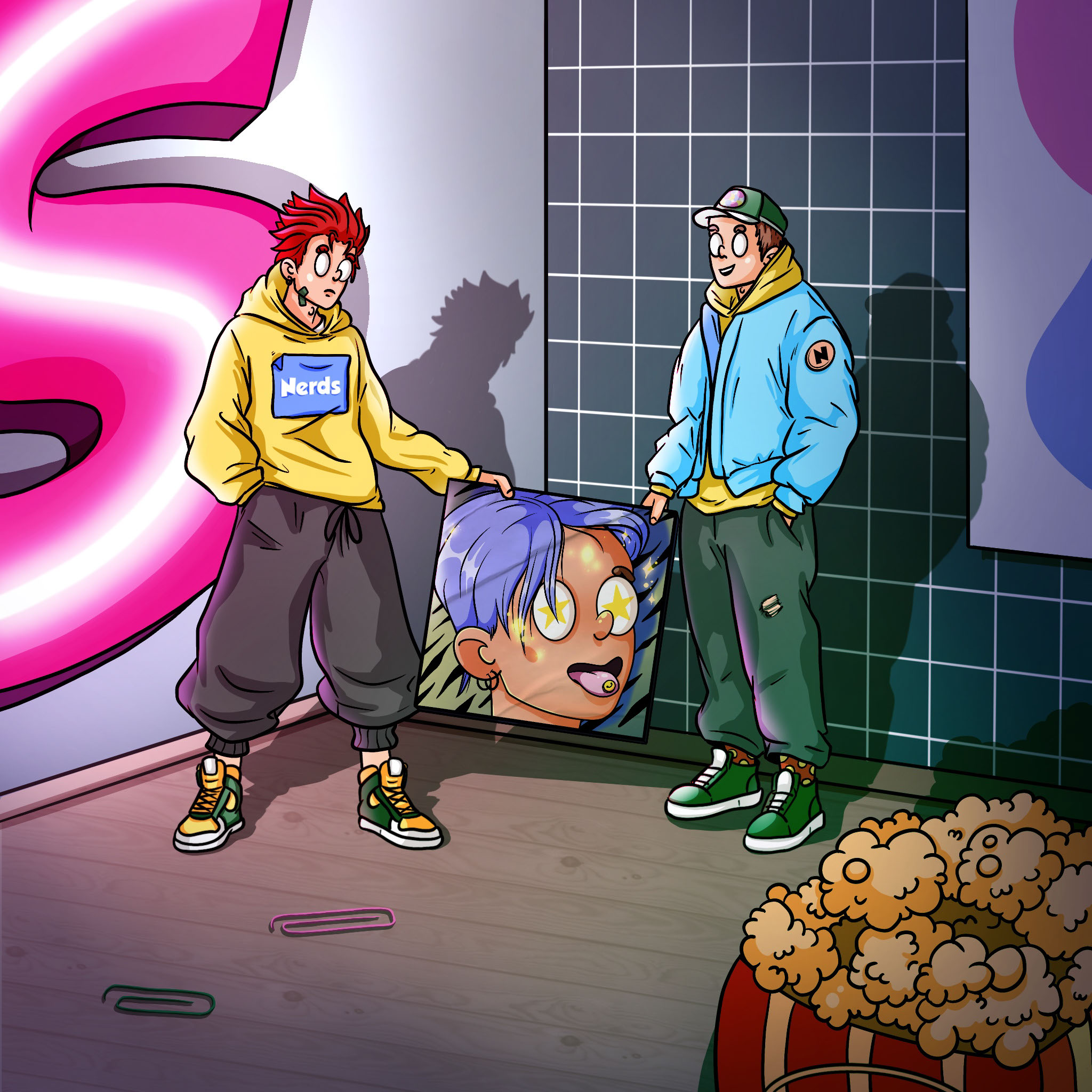 THE NERDS UNIWERSE. NFT collection. Character Design — Изображение №37 — Иллюстрация на Dprofile