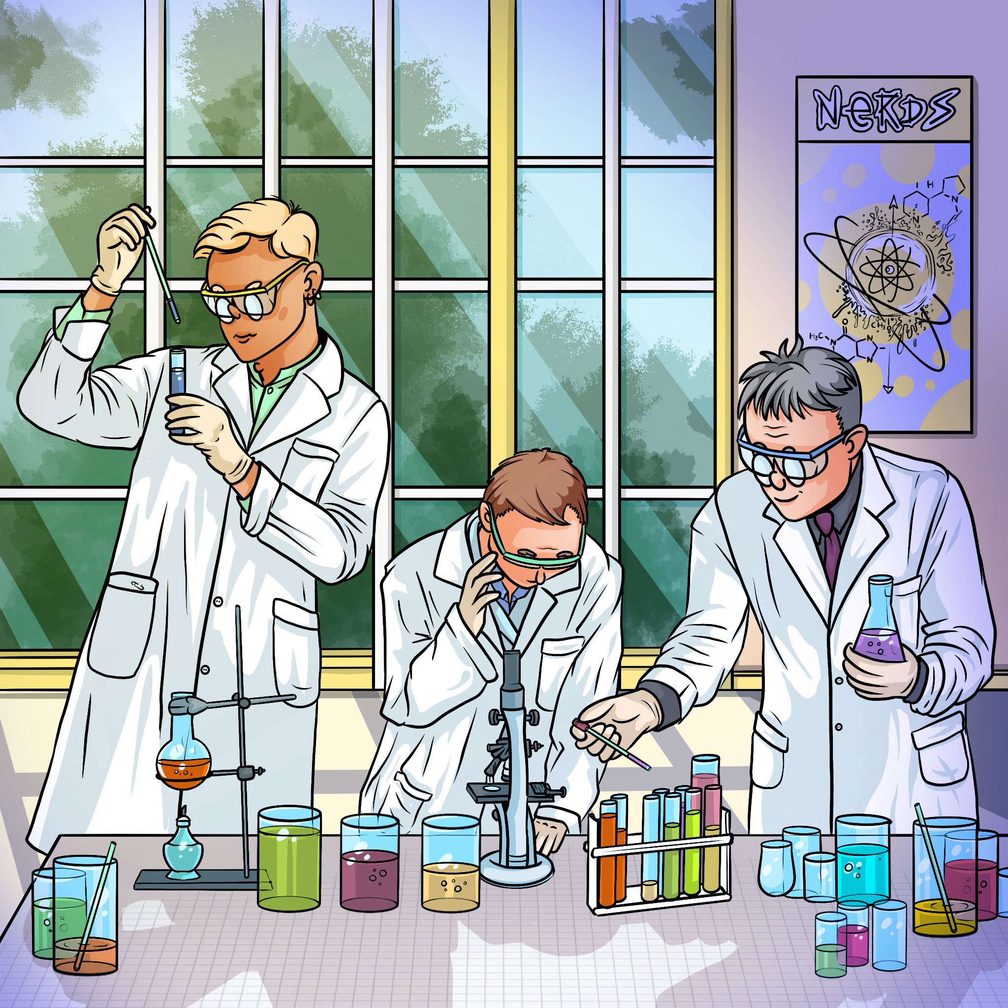 THE NERDS UNIWERSE. NFT collection. Character Design — Изображение №43 — Иллюстрация на Dprofile