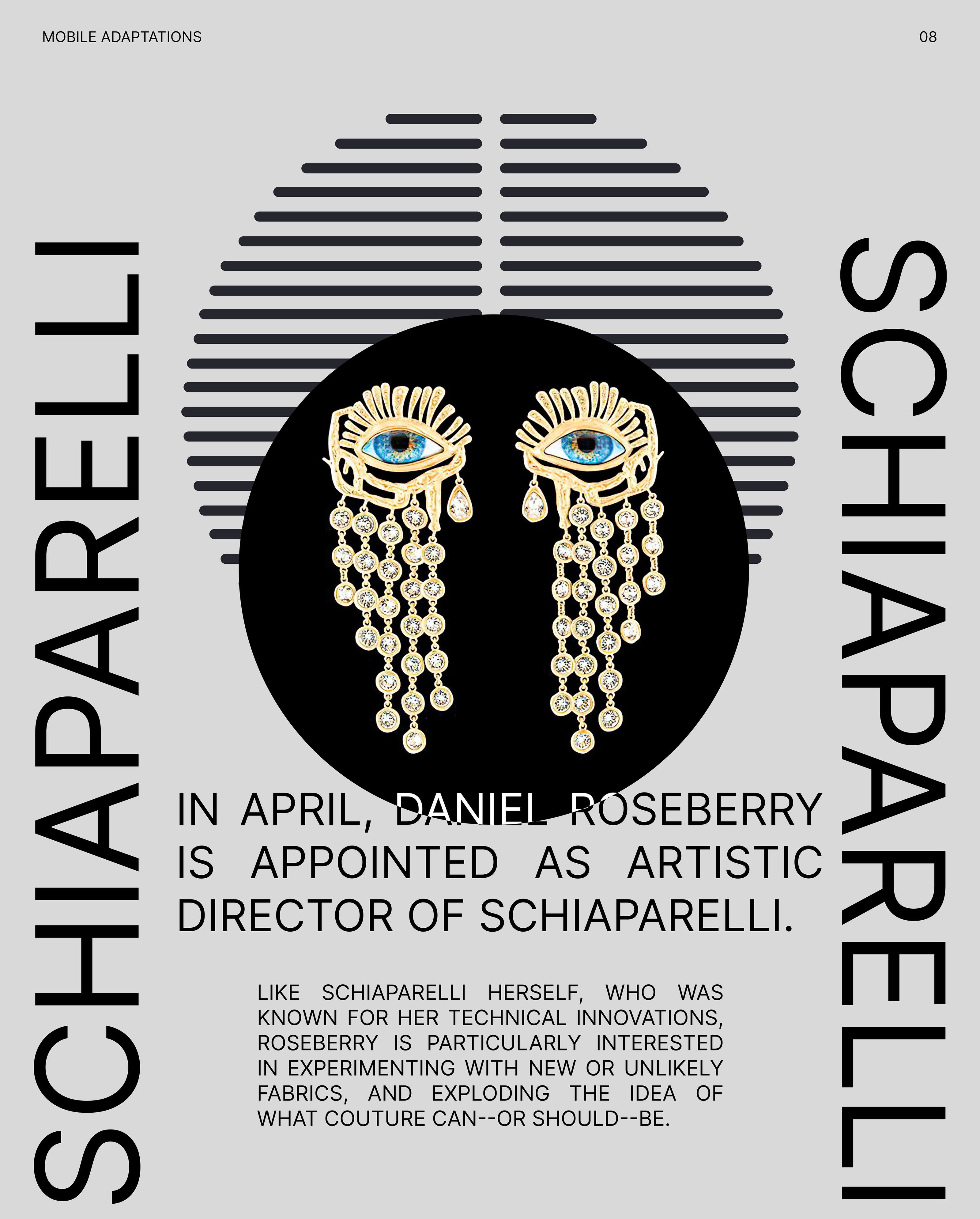 re-design SCHIAPARELLI — Изображение №8 — Интерфейсы на Dprofile