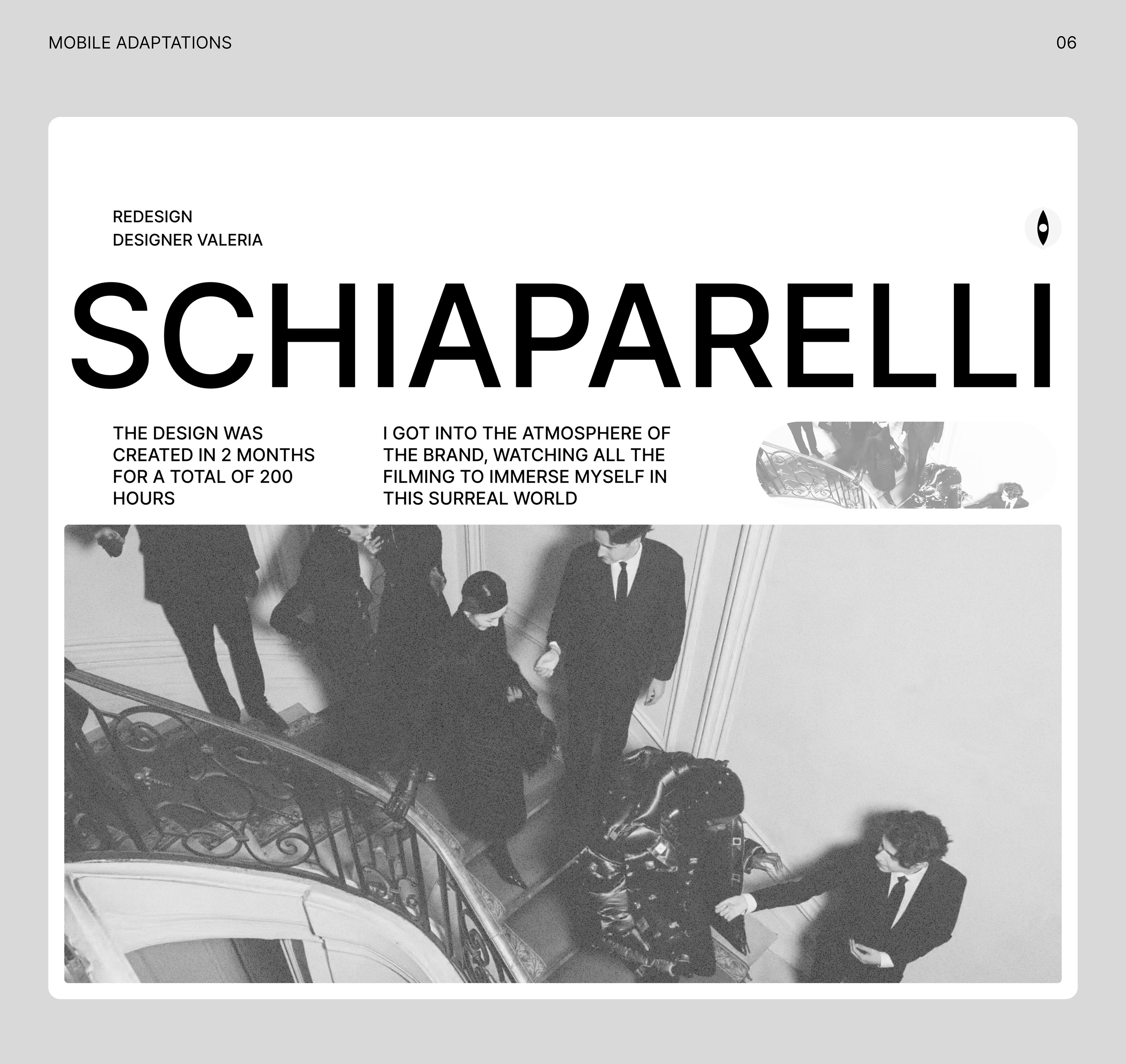 re-design SCHIAPARELLI — Изображение №6 — Интерфейсы на Dprofile