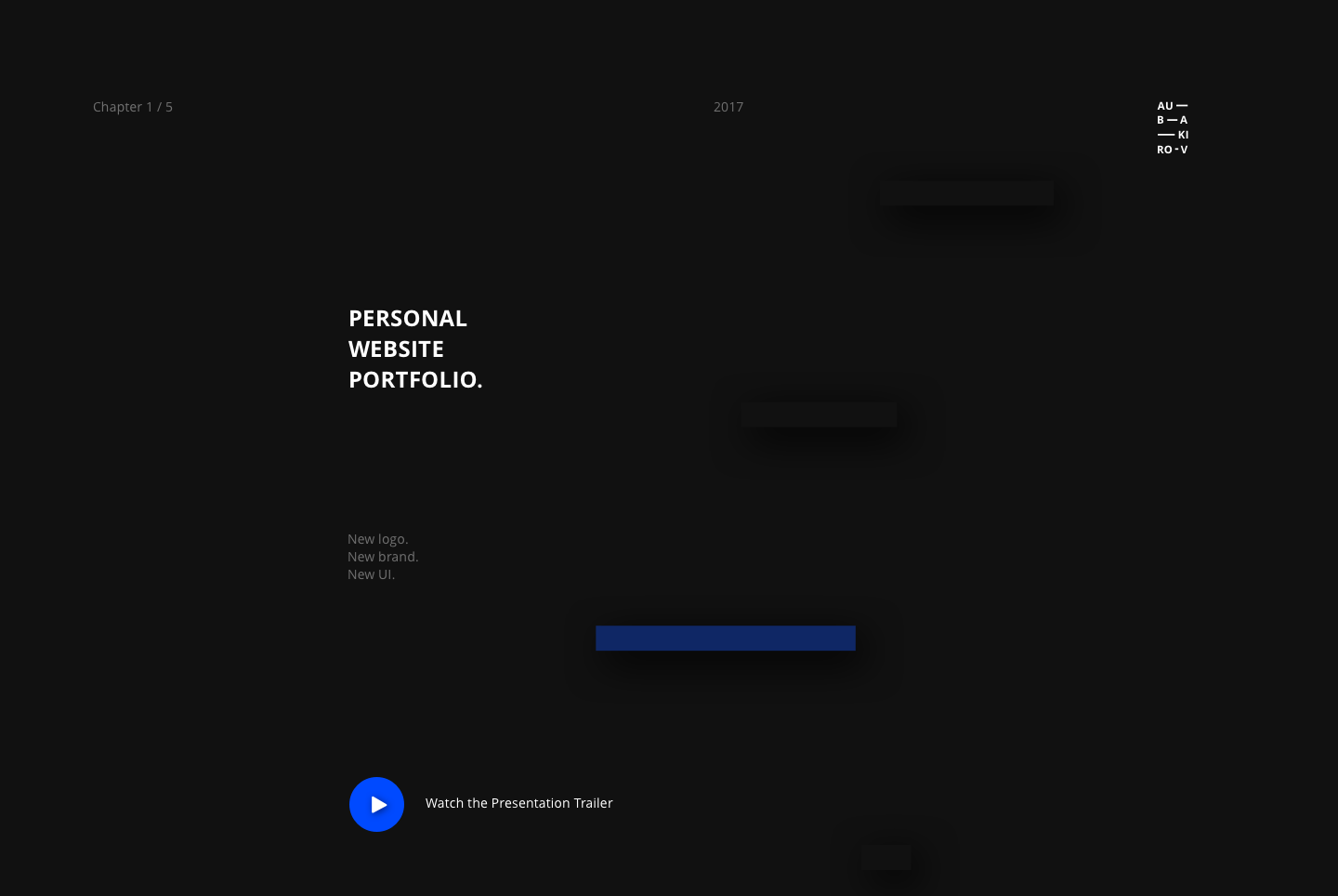 Aubakirov Portfolio Website — Изображение №1 — Интерфейсы, Графика, Анимация на Dprofile