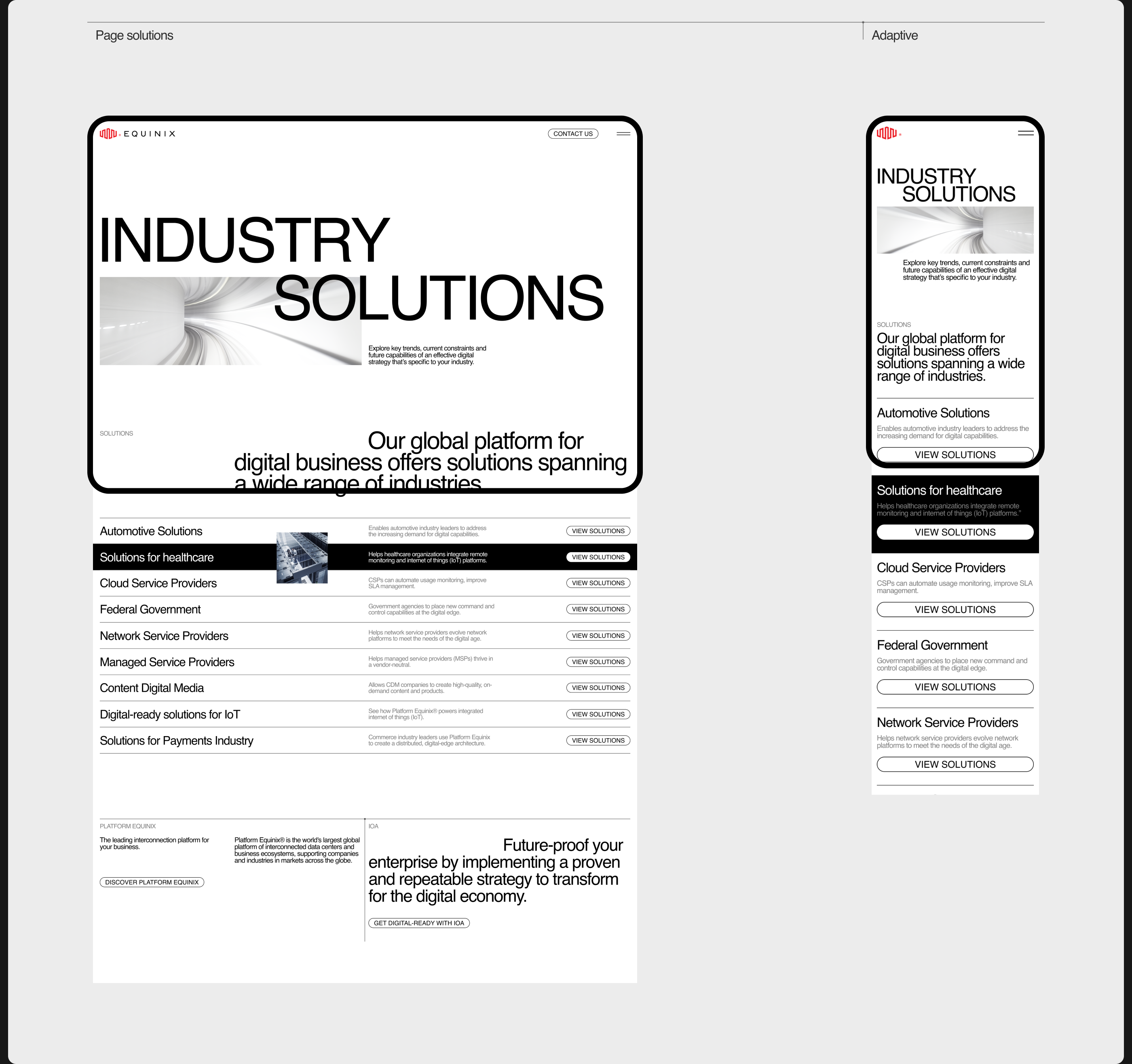 EQUINIX | Corporate website — Изображение №13 — Интерфейсы, Брендинг, Графика на Dprofile