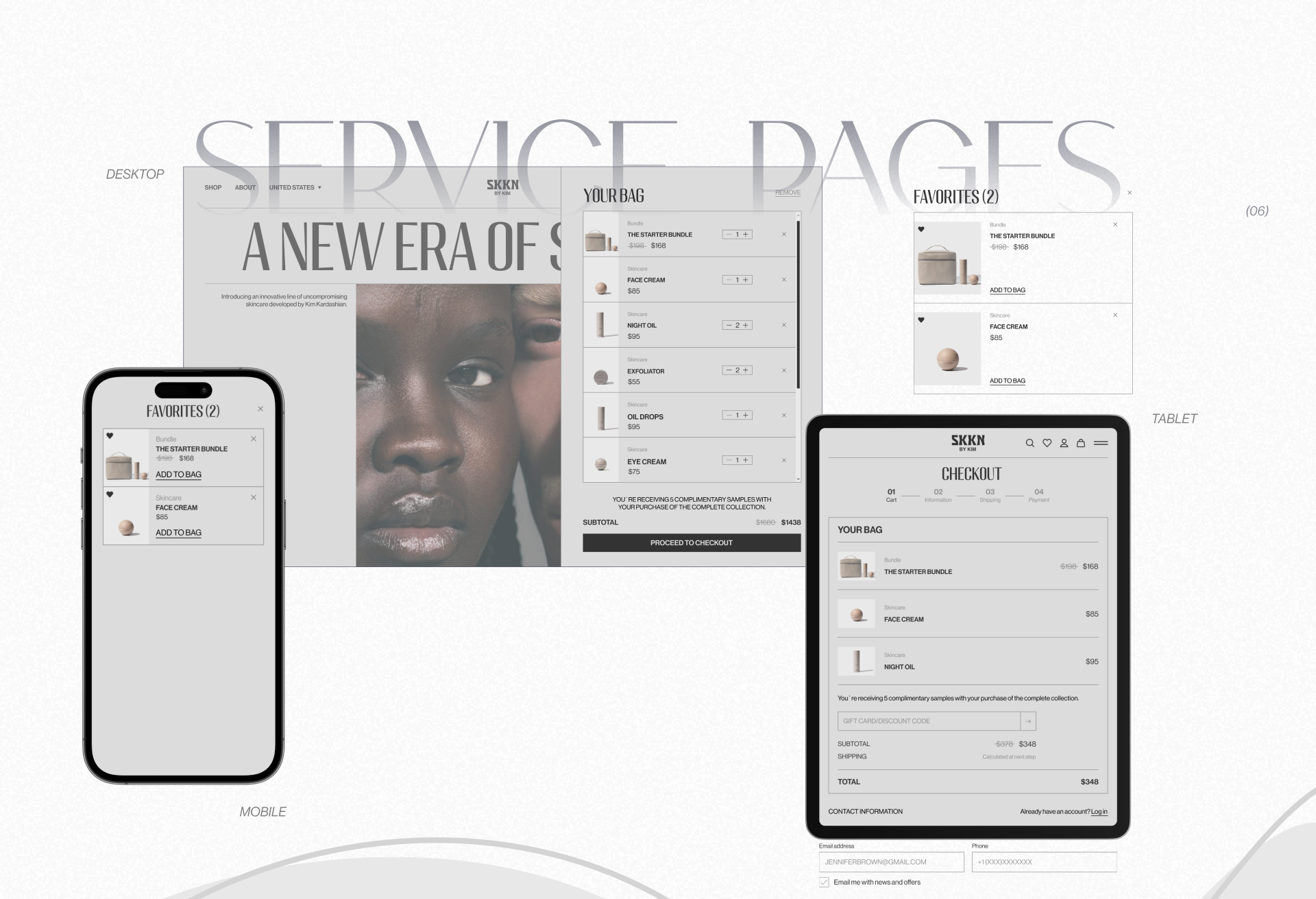 SKKN BY KIM | E-commerce redesign — Изображение №11 — Интерфейсы на Dprofile