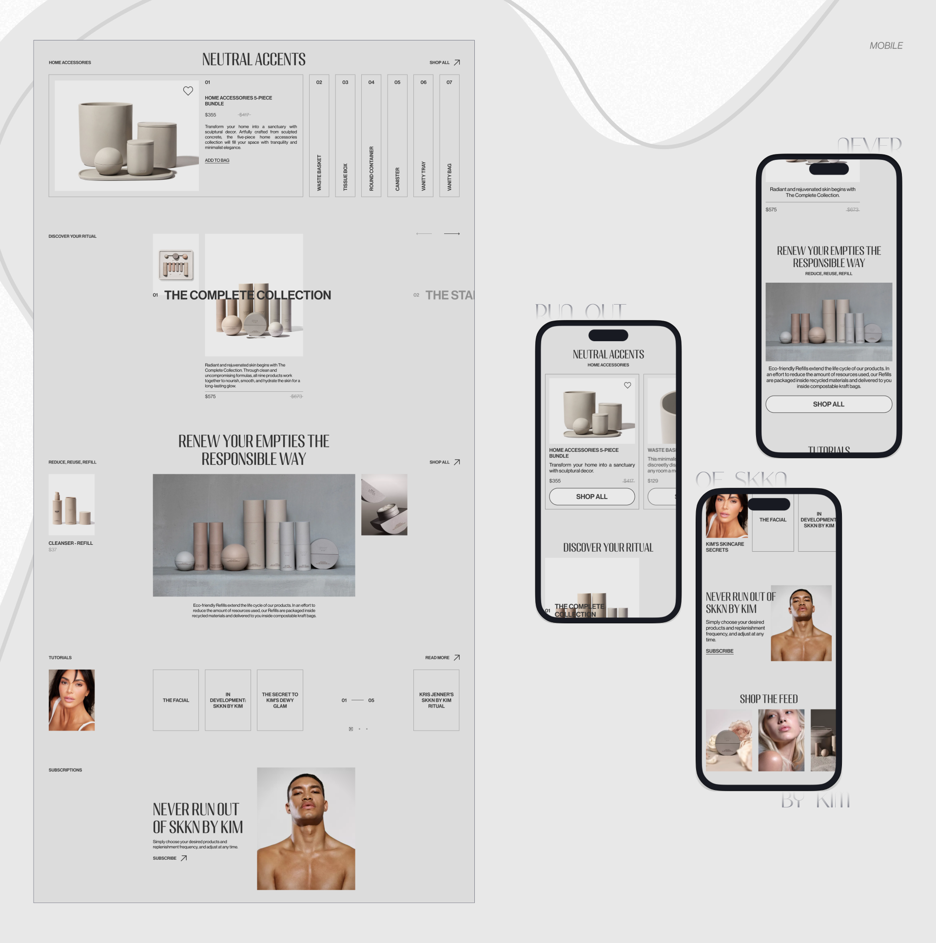 SKKN BY KIM | E-commerce redesign — Изображение №5 — Интерфейсы на Dprofile