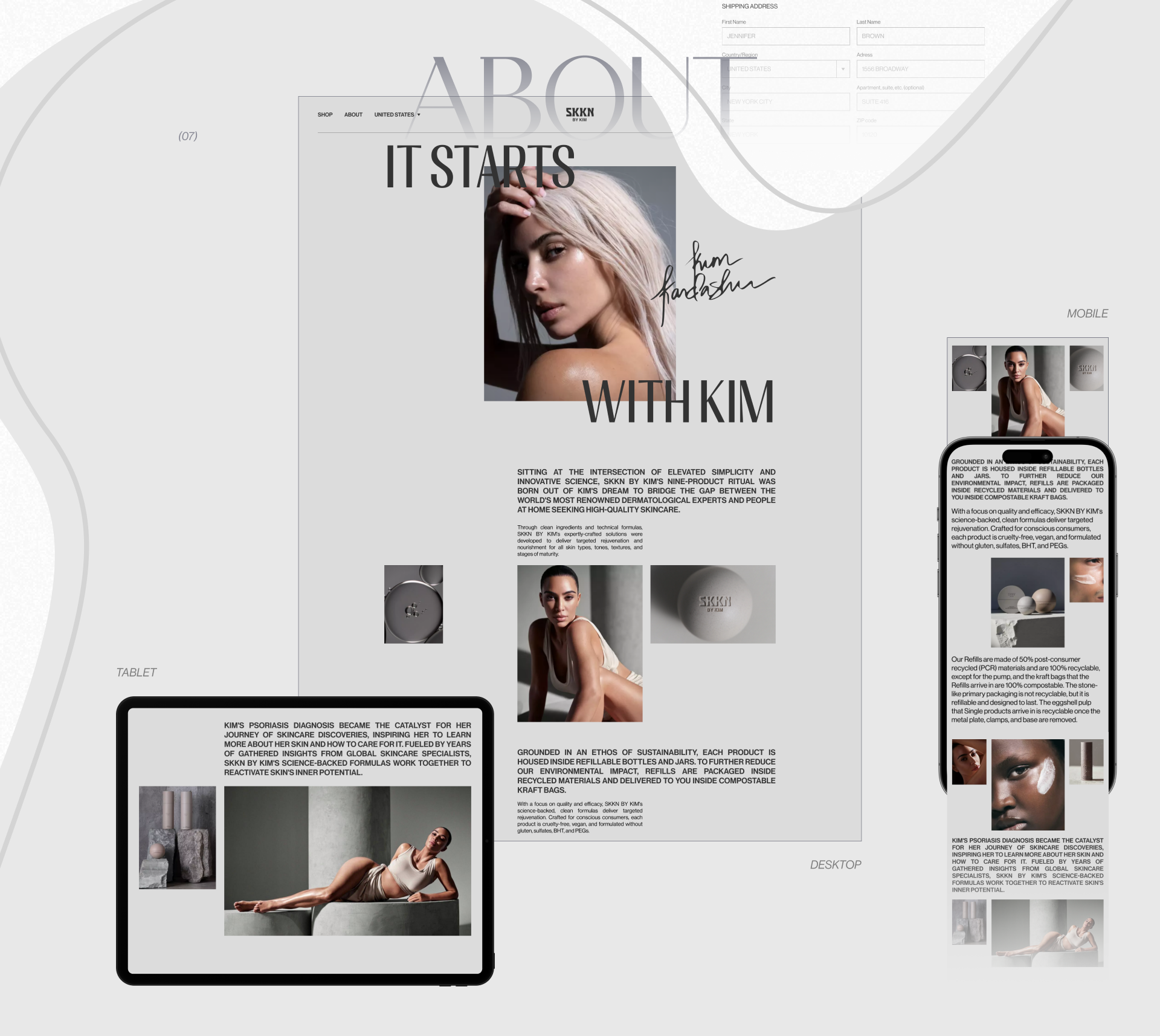 SKKN BY KIM | E-commerce redesign — Изображение №12 — Интерфейсы на Dprofile