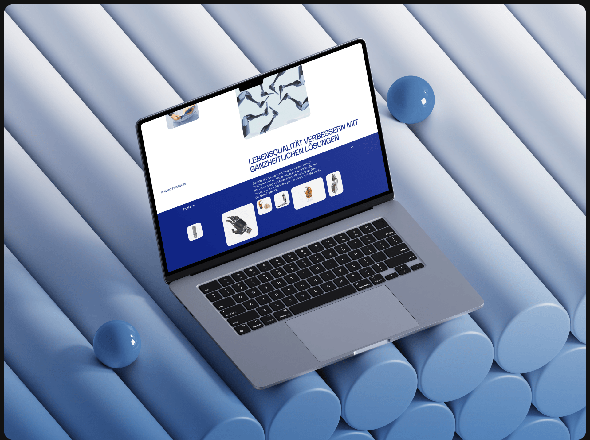 OTTOBOCK | Corporate Redesign — Изображение №11 — Интерфейсы, Анимация на Dprofile