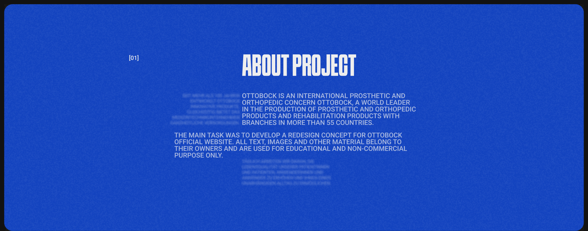 OTTOBOCK | Corporate Redesign — Изображение №2 — Интерфейсы, Анимация на Dprofile