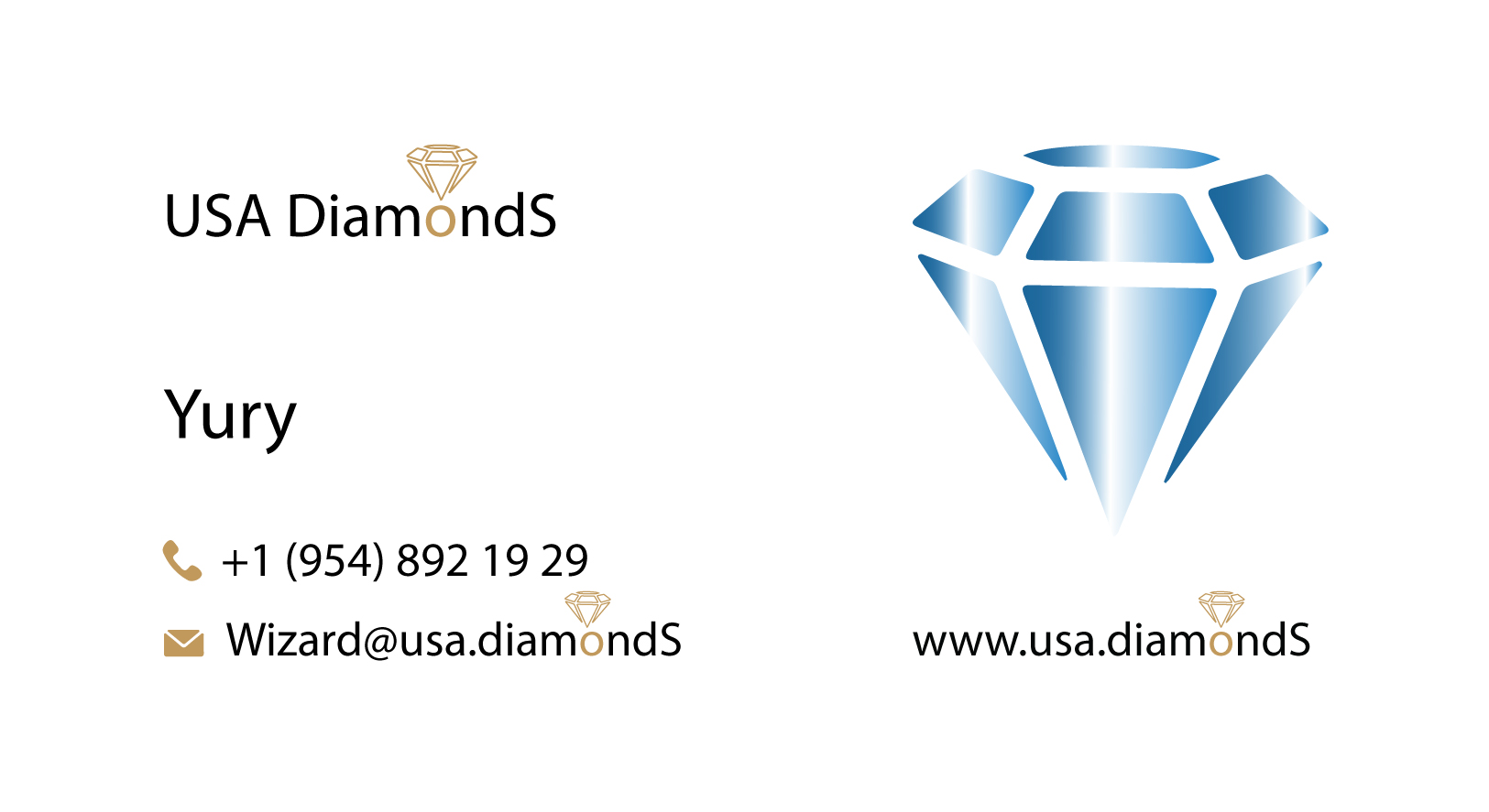 USA Diamonds — Изображение №2 — Брендинг, Графика на Dprofile