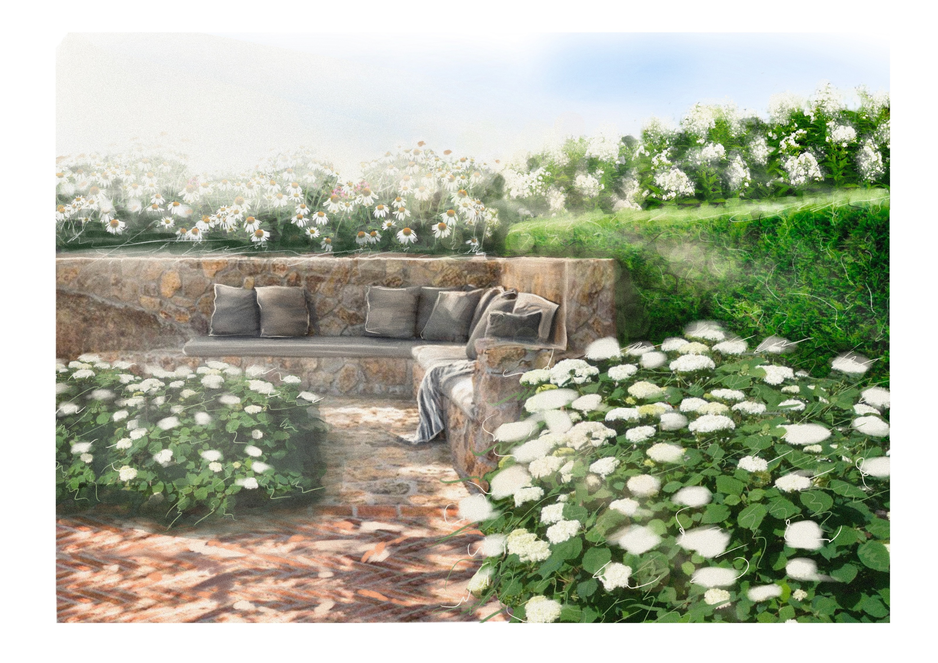 Серия ландшафтных скетчей — Изображение №6 — Иллюстрация, Графика на Dprofile