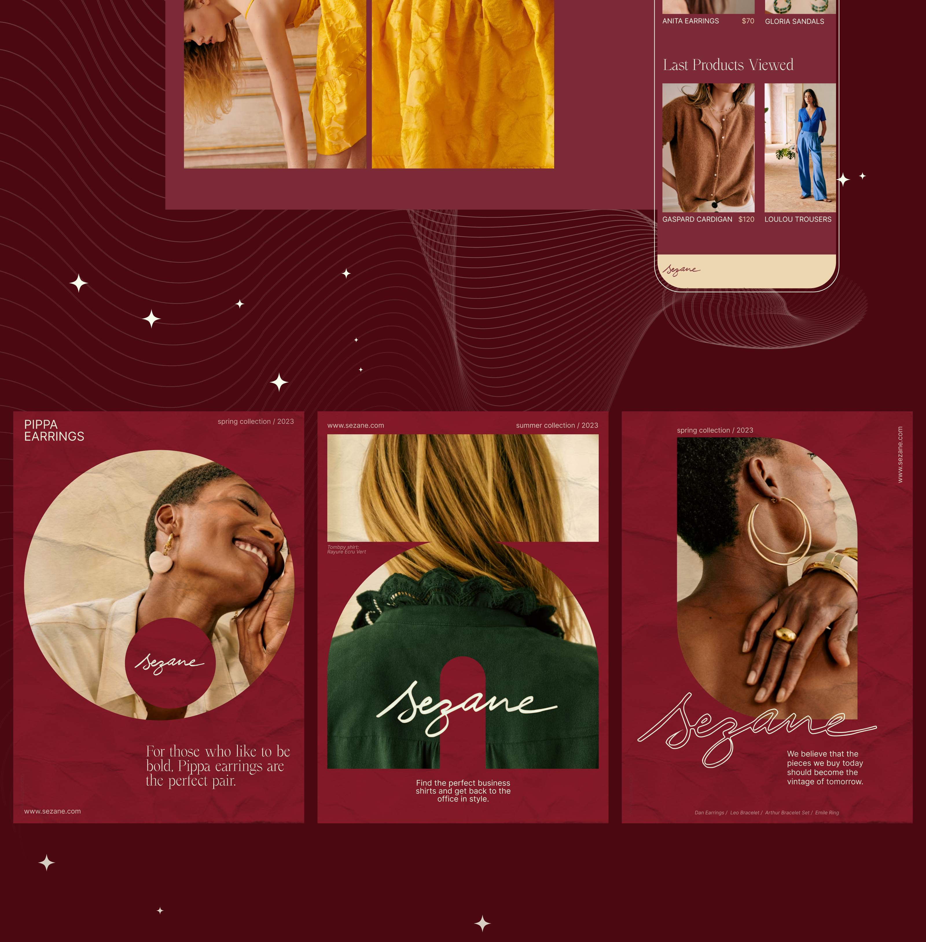 Sezane | E-commerce Redesign — Изображение №9 — Интерфейсы, Брендинг на Dprofile
