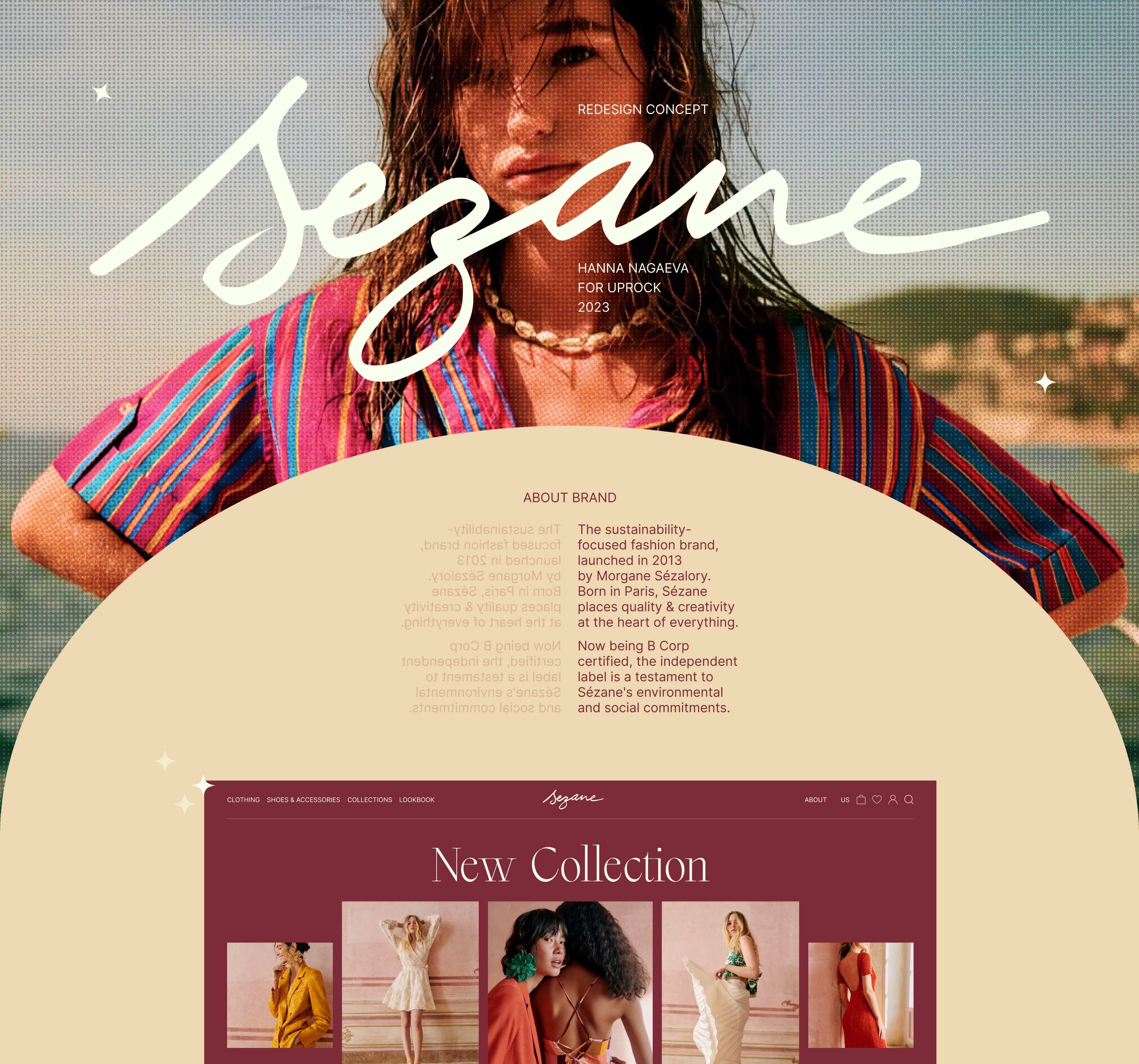 Sezane | E-commerce Redesign — Изображение №1 — Интерфейсы, Брендинг на Dprofile