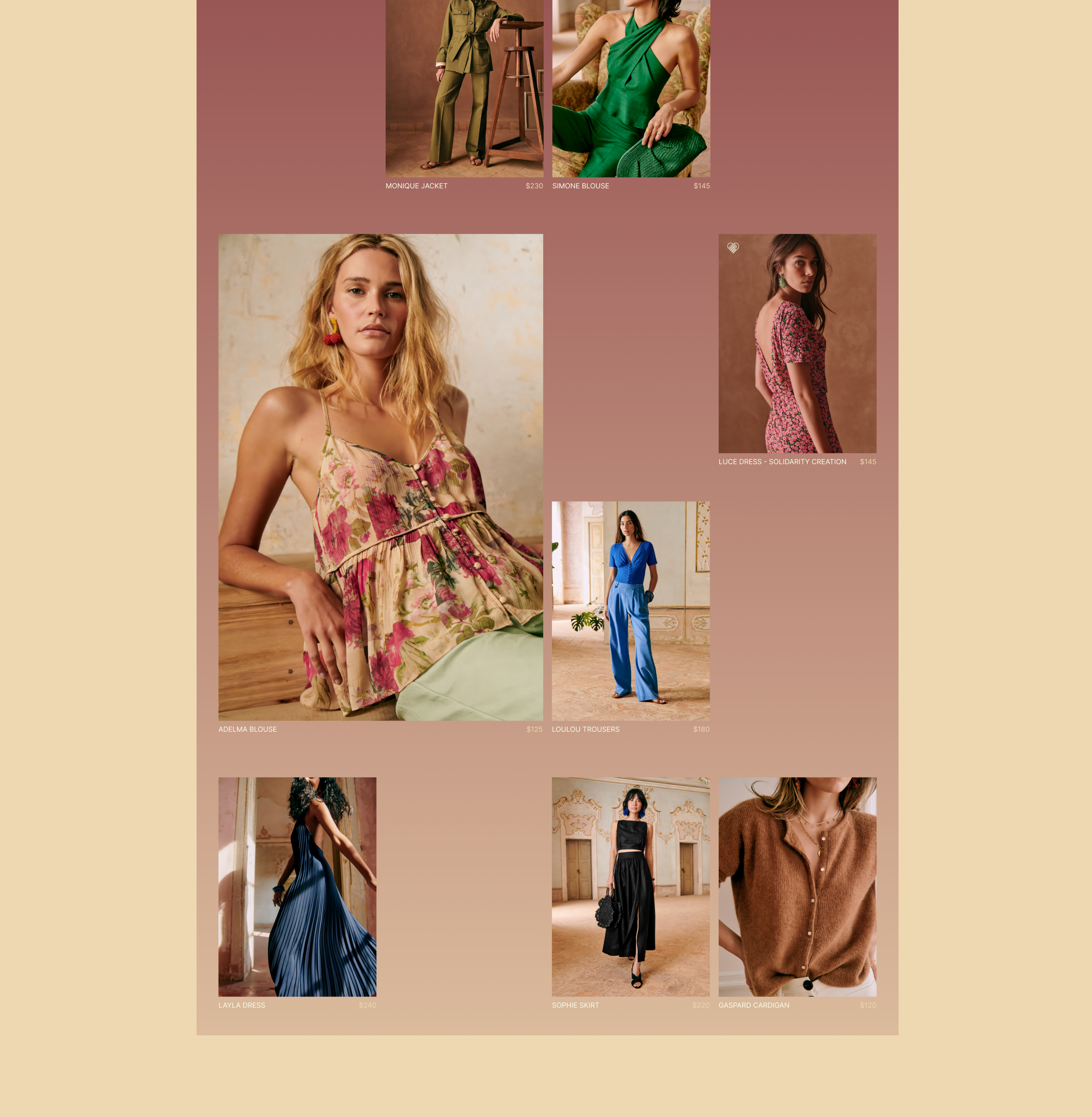 Sezane | E-commerce Redesign — Изображение №6 — Интерфейсы, Брендинг на Dprofile